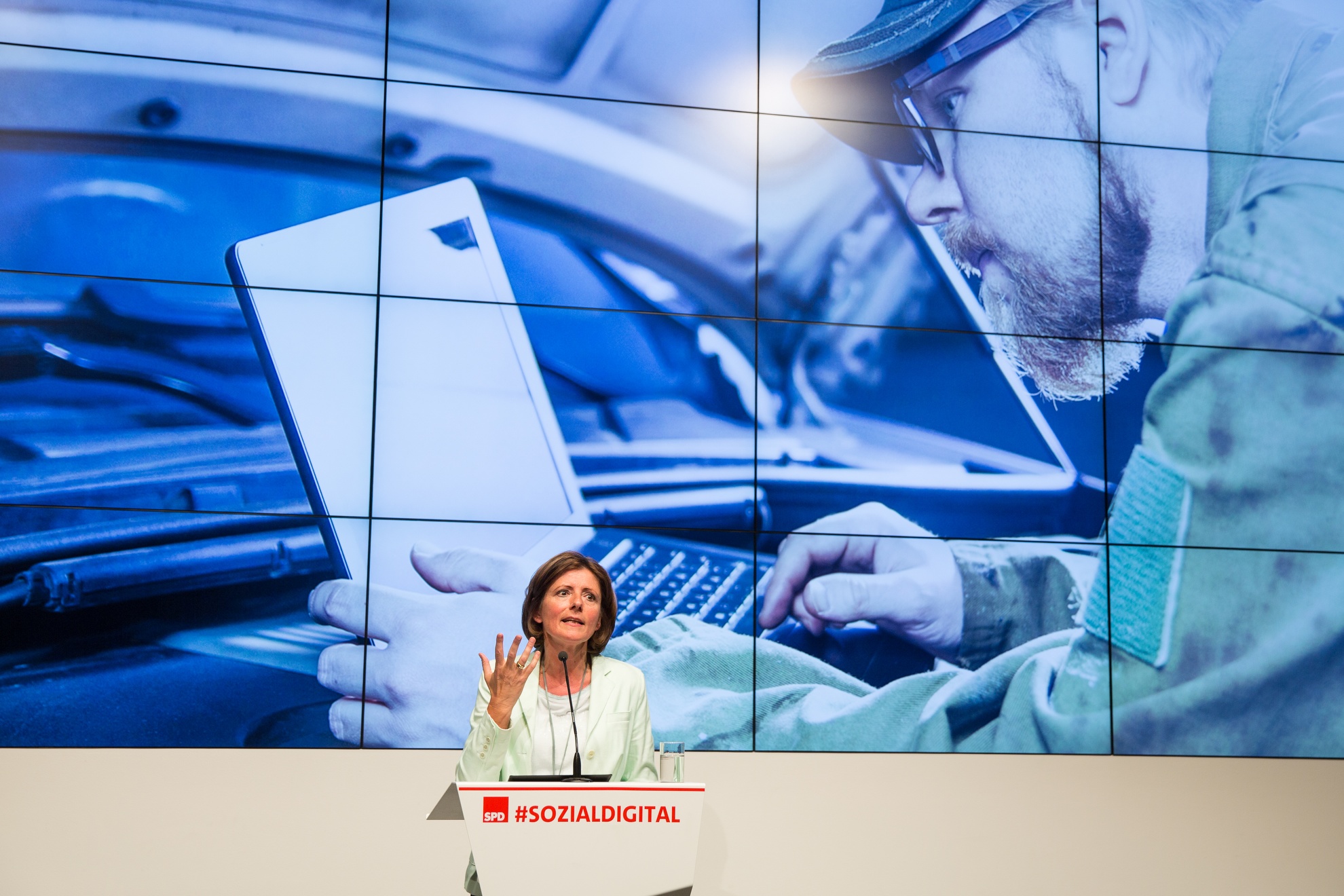 Malu Dreyer beim Netzpolitischen Abend
