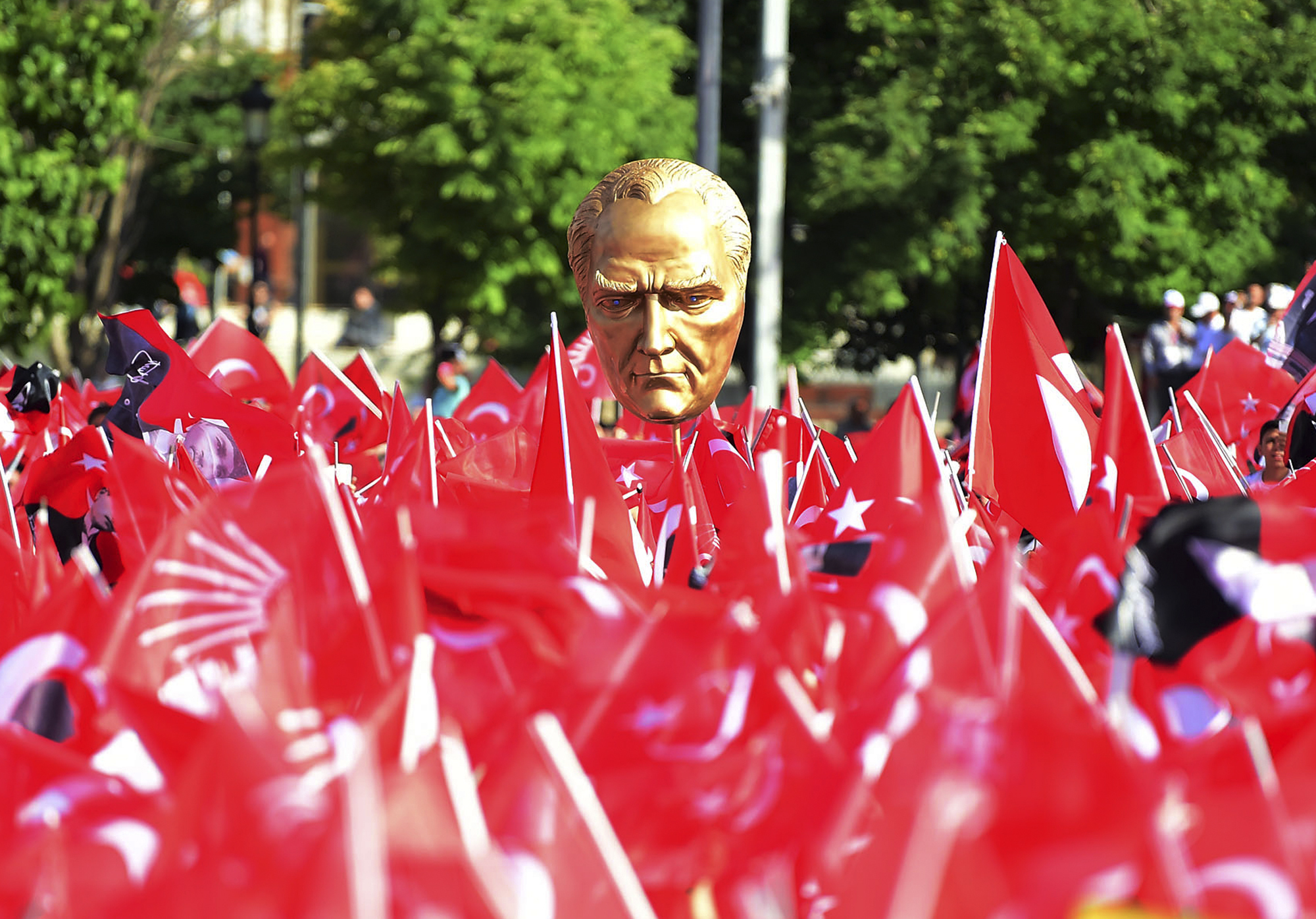 Mit Atatürk für CHP-Präsidentschaftskandidat Muharrem Ince