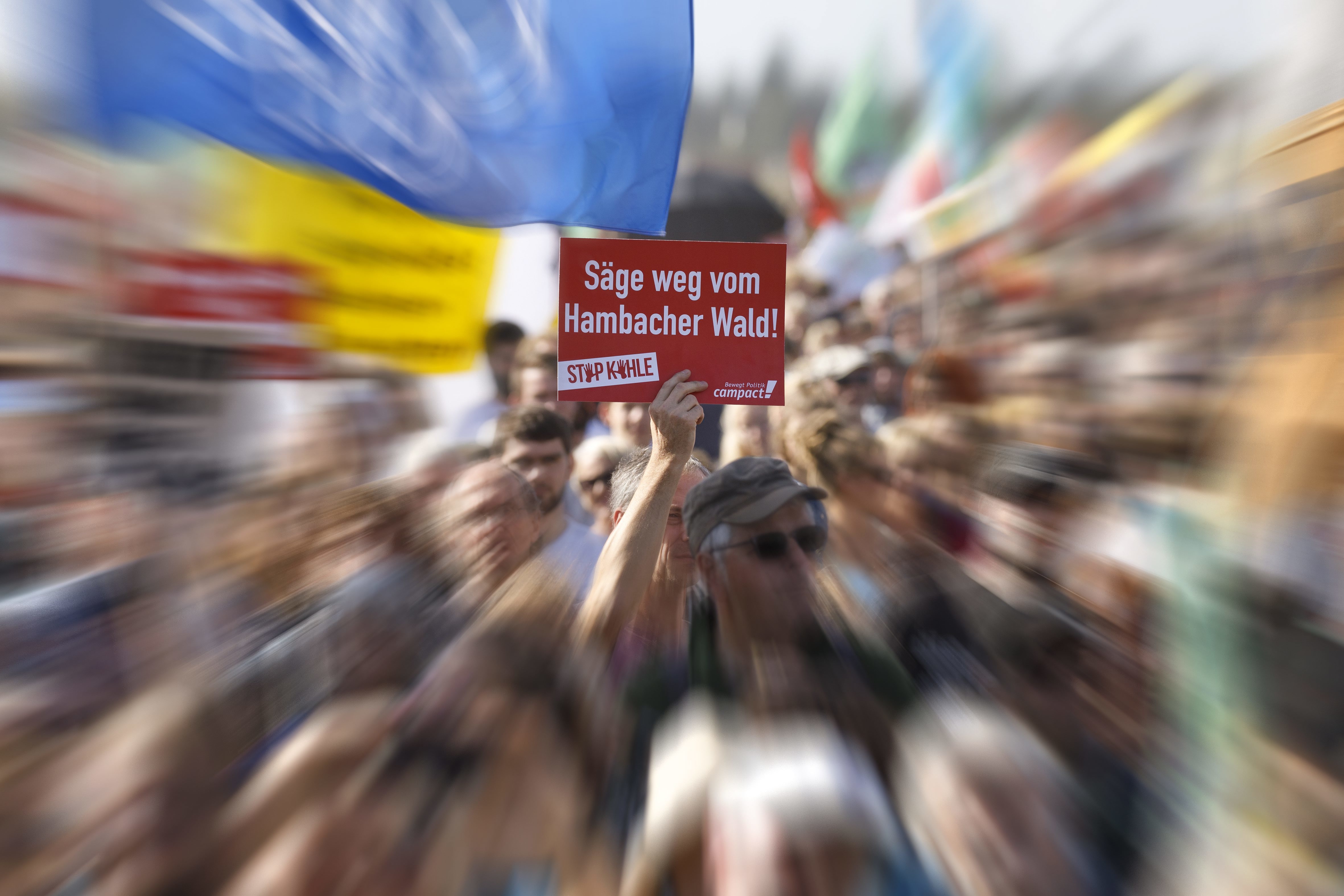 Protest am Hambacher Forst