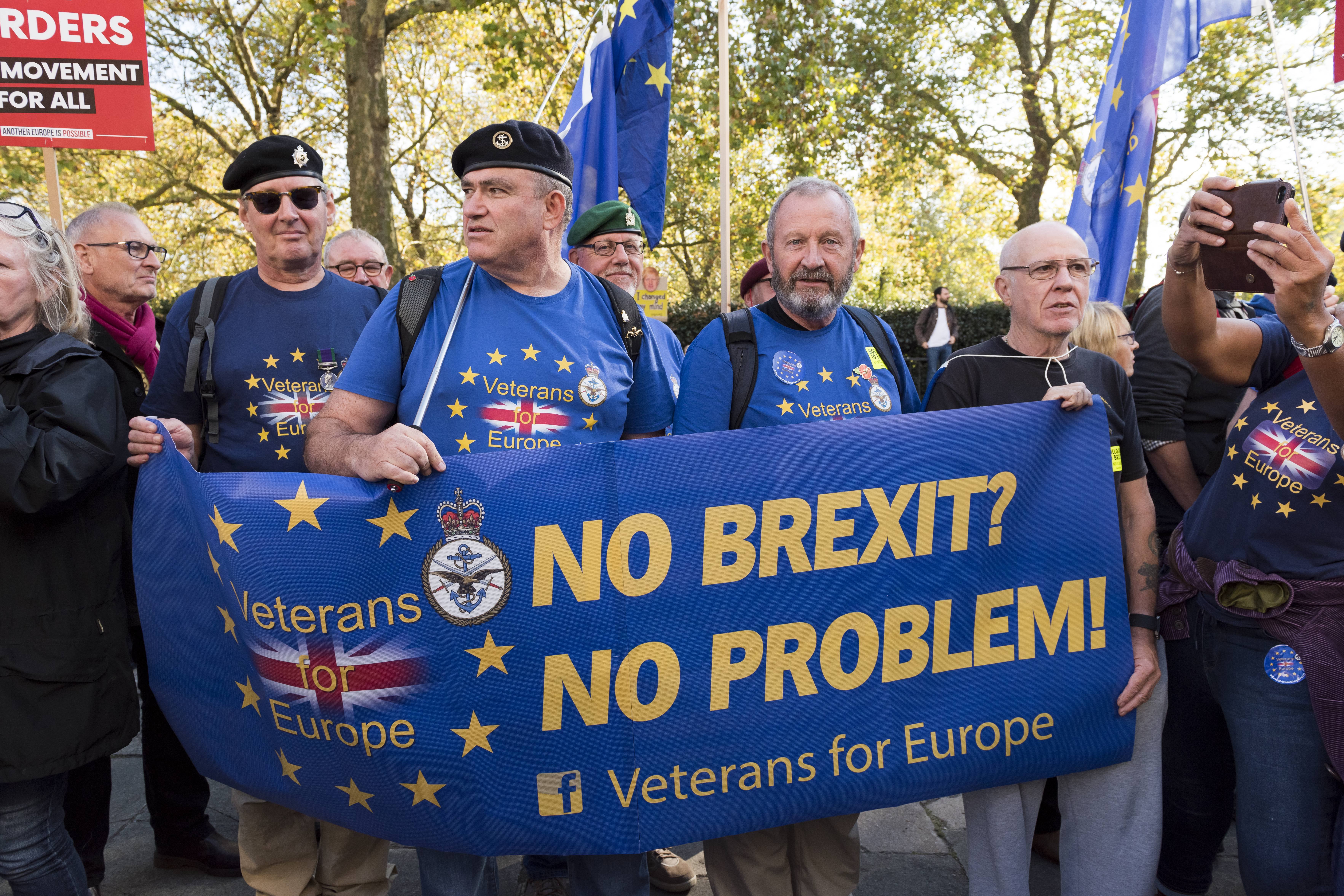 No Brexit! Mehr als eine halbe Million Demonstranten forderten am 20. Oktober 2018 in London einen zweiten Volksentscheid über den Brexit.