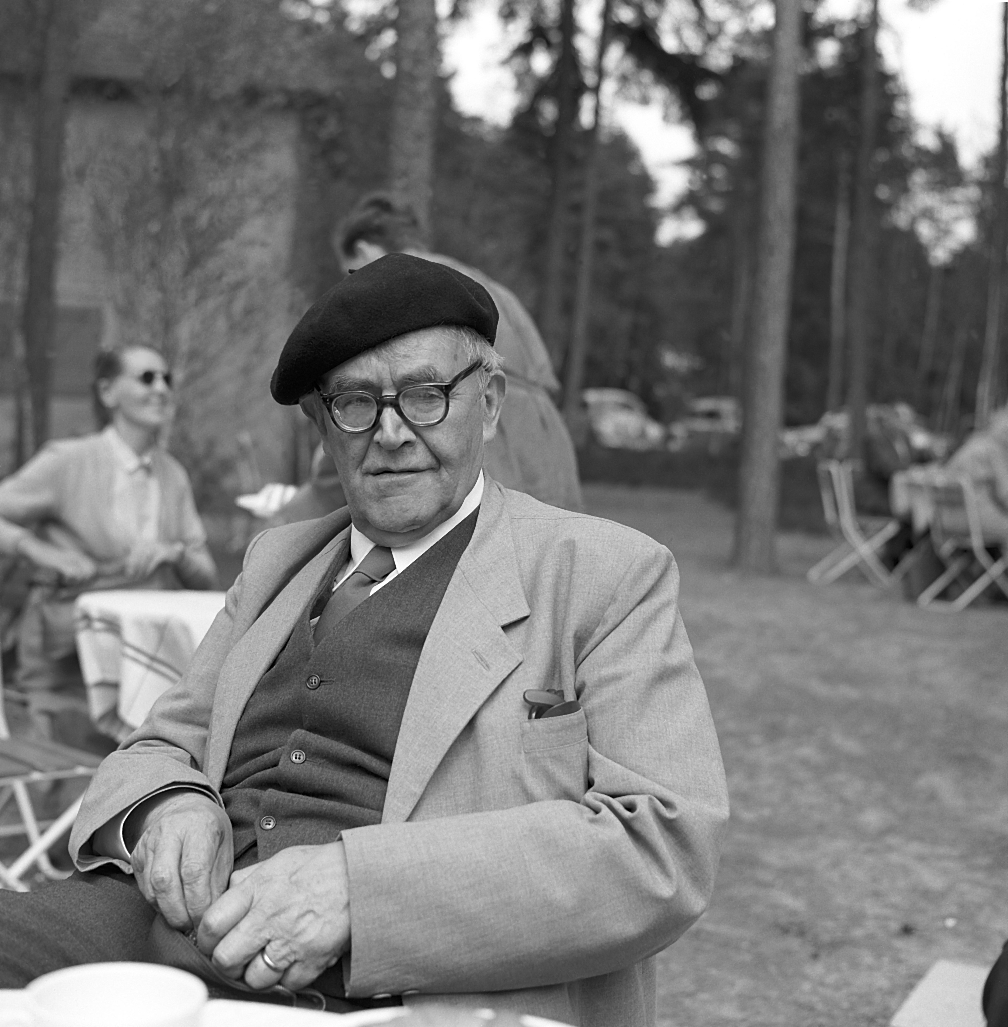 Kirchenvater des Protestantismus: Der evangelisch-reformierte Theologe Karl Barth im Mai 1961