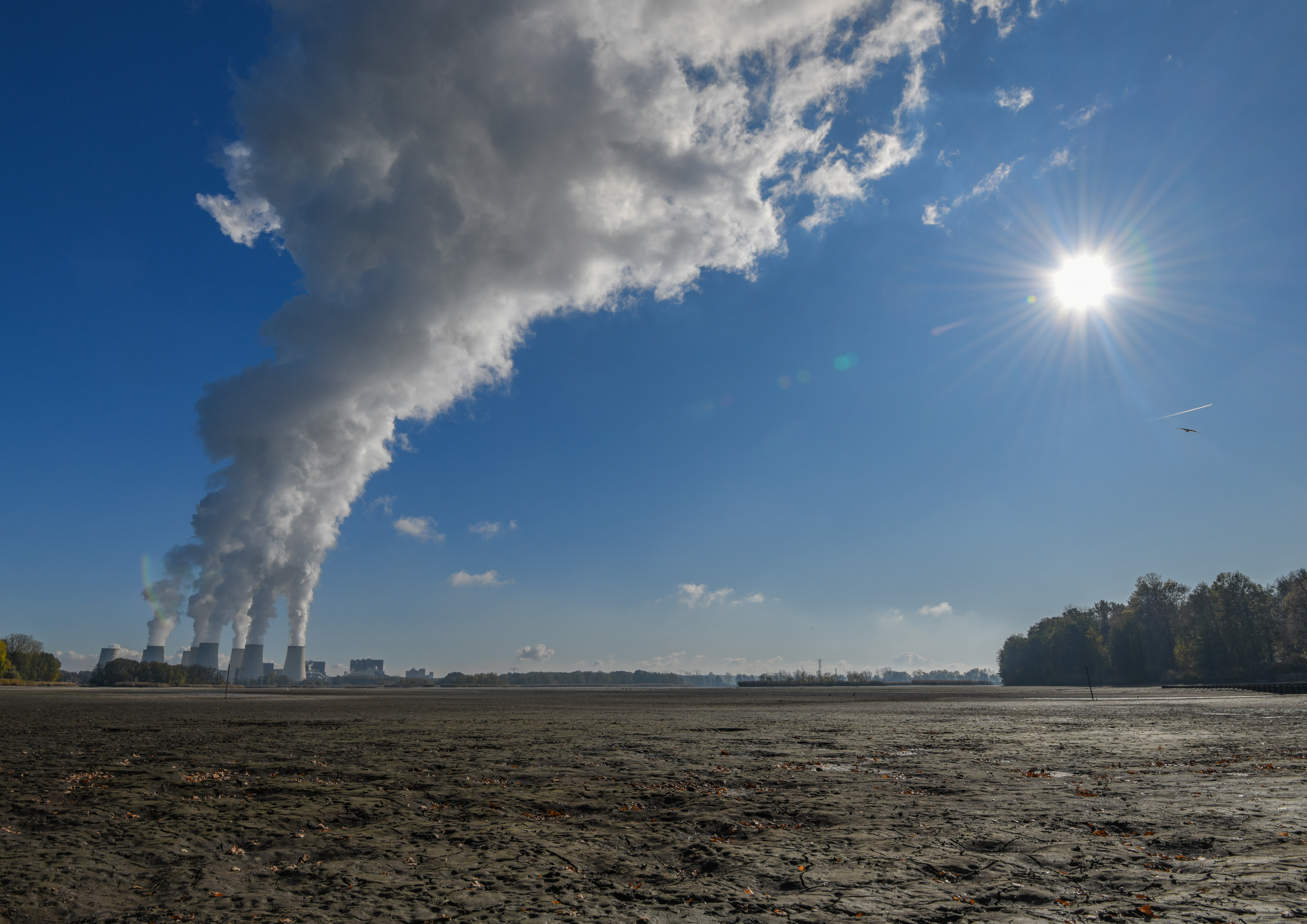 Braunkohlekraftwerk Jänschwalde in der Lausitz.