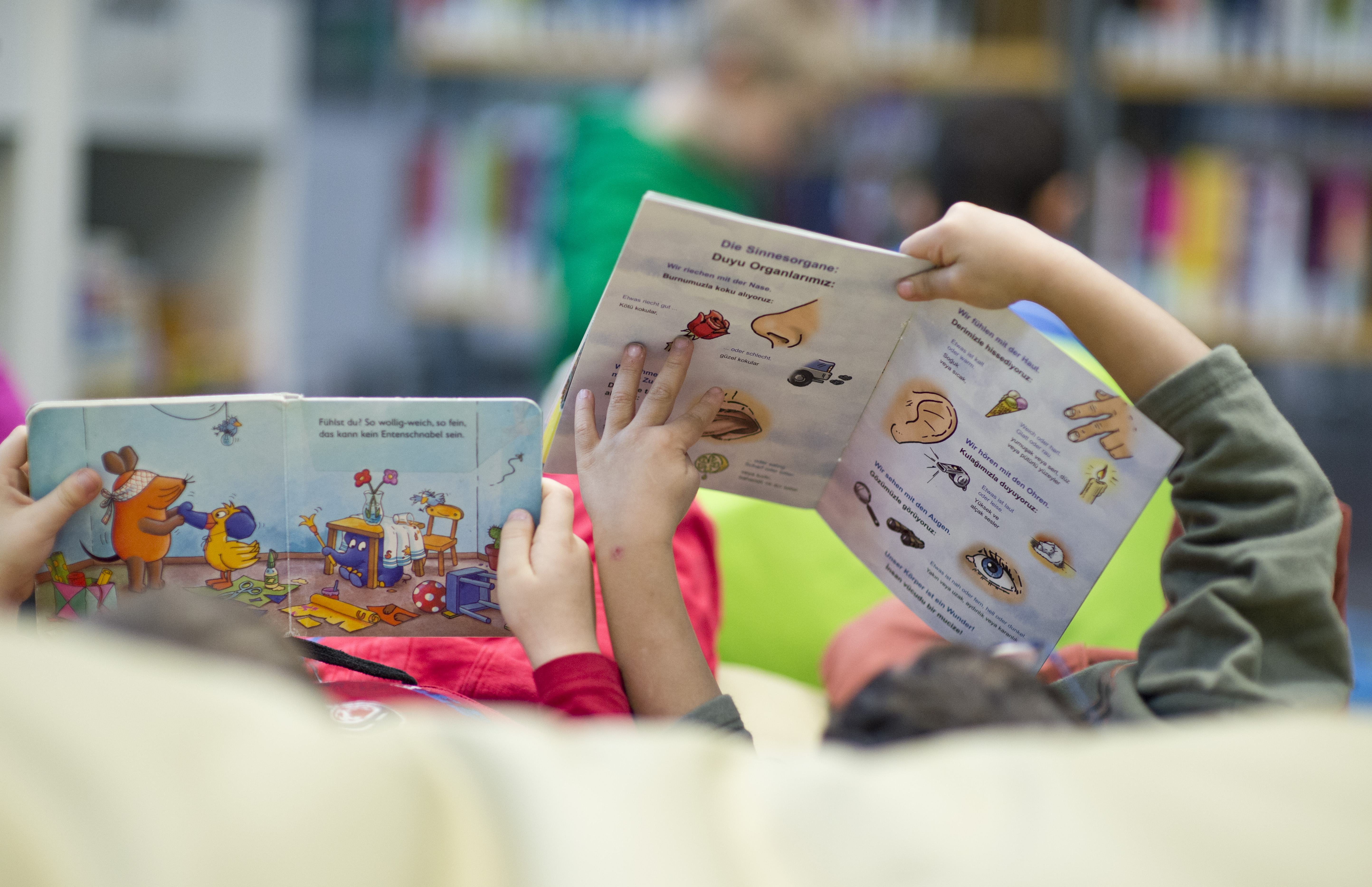 Bücherwürmer: Wer gerne liest, lernt später leichter.
