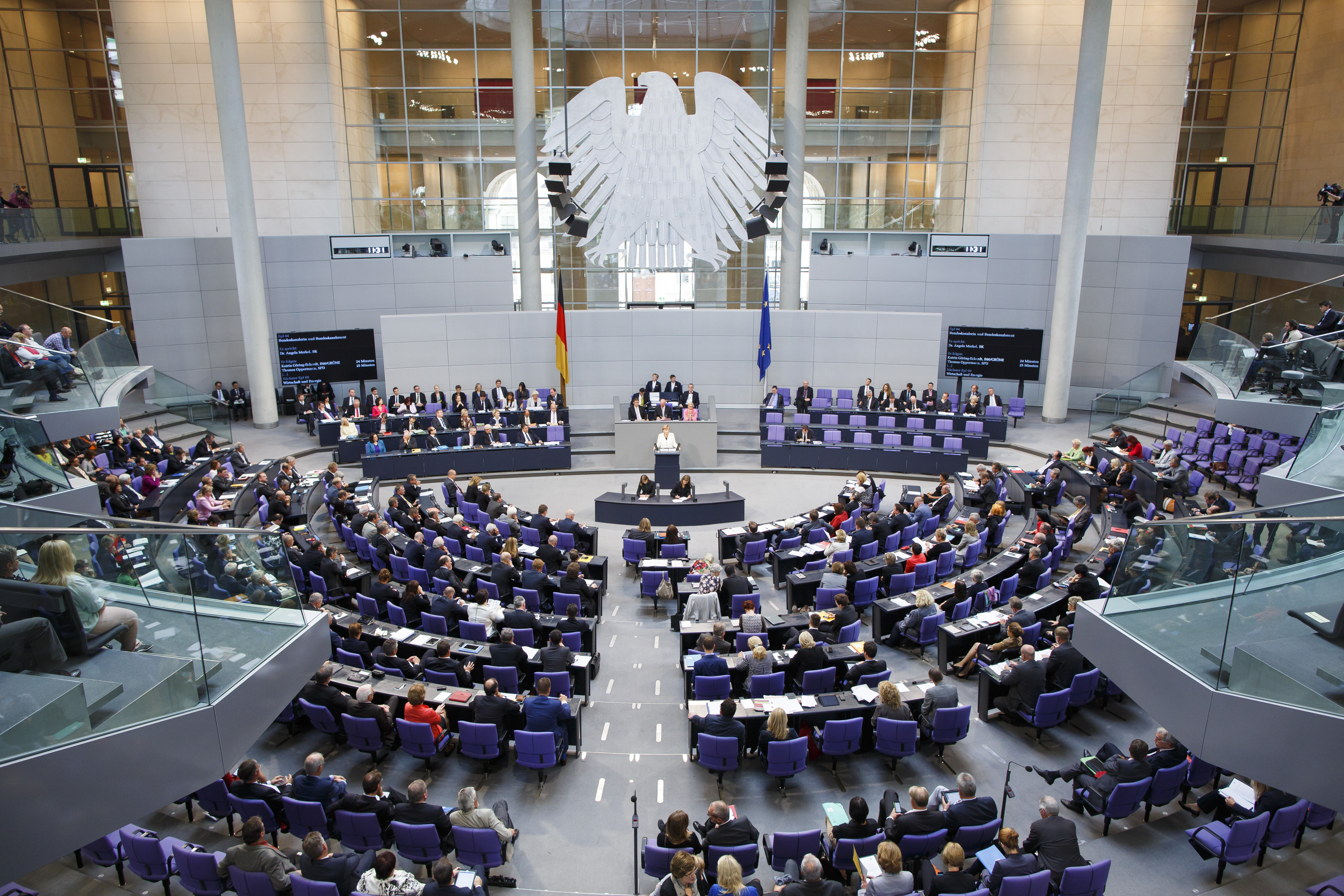 Bundestagsdebatte vor der Wahl: