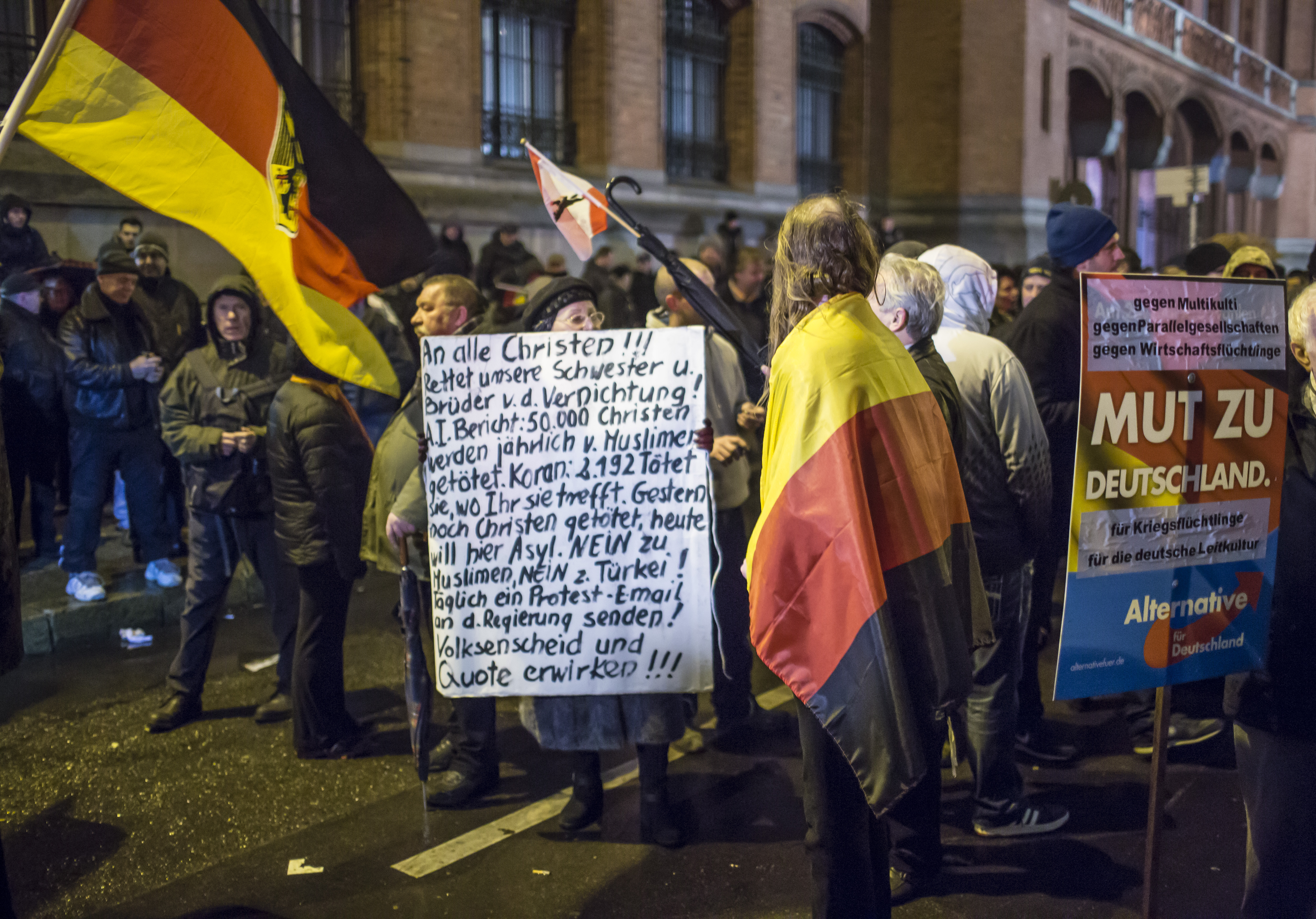 AfD-Anhänger in Berlin