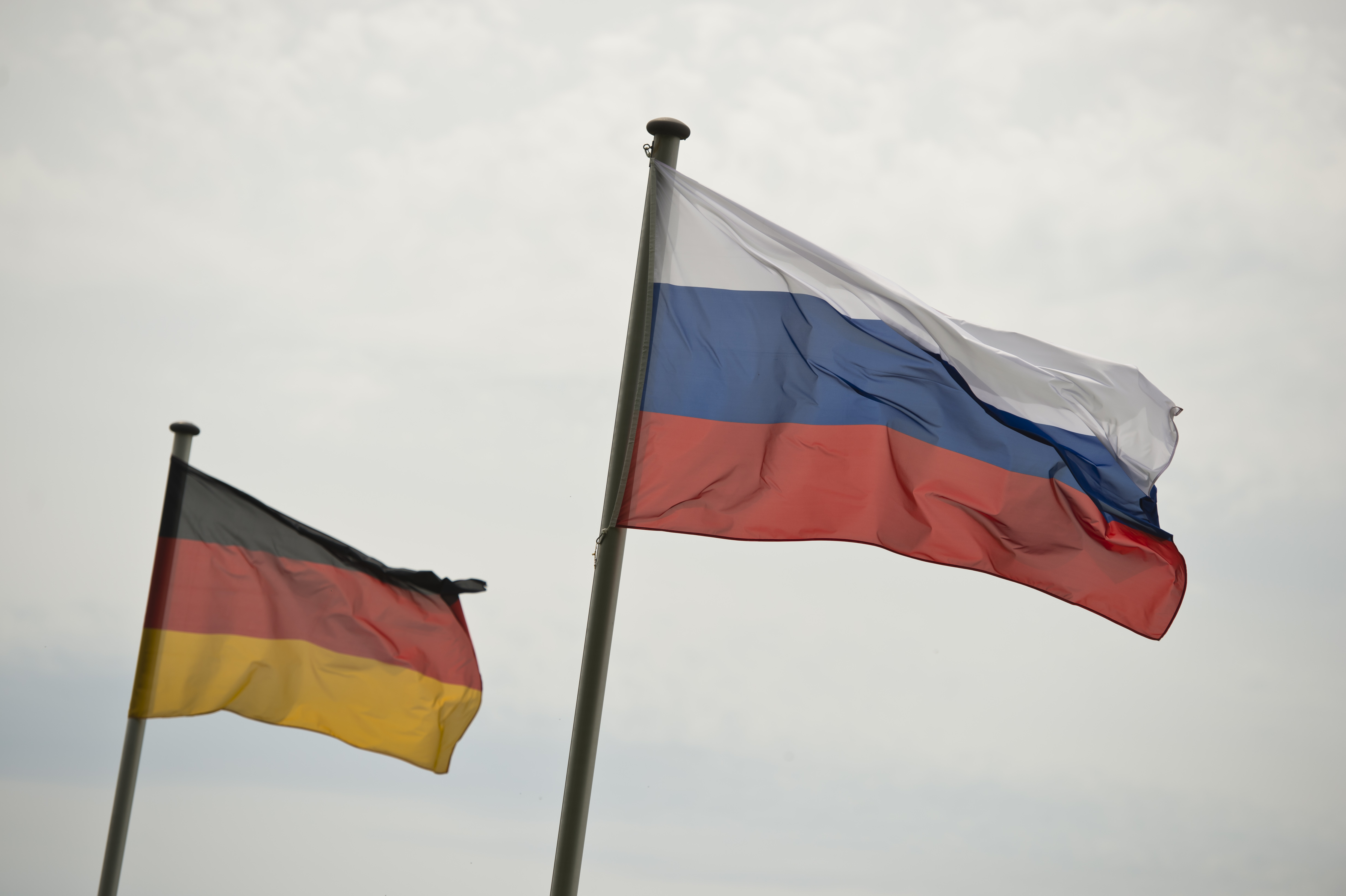Russland Deutschland Fahne