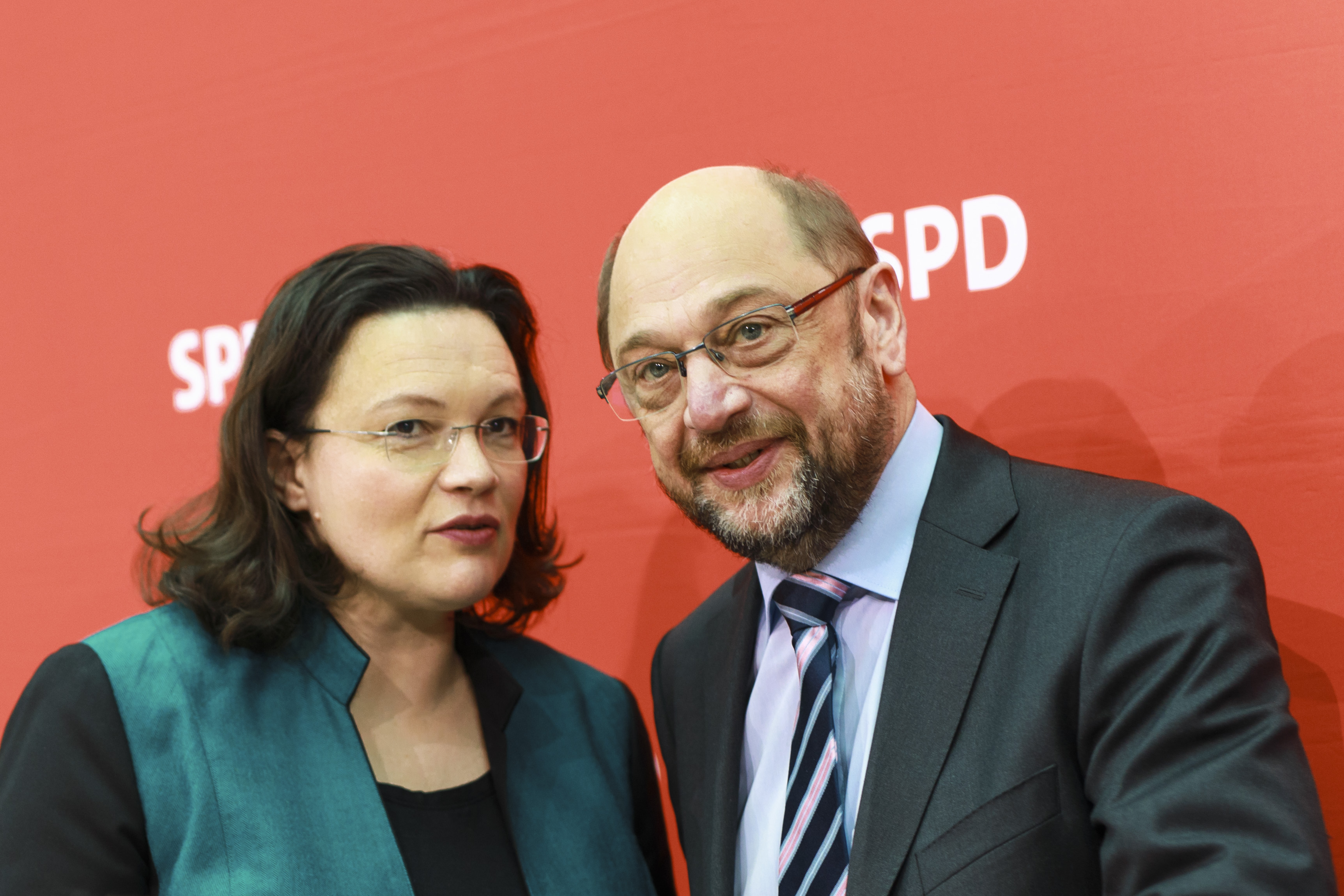 Andrea Nahles und Martin Schulz