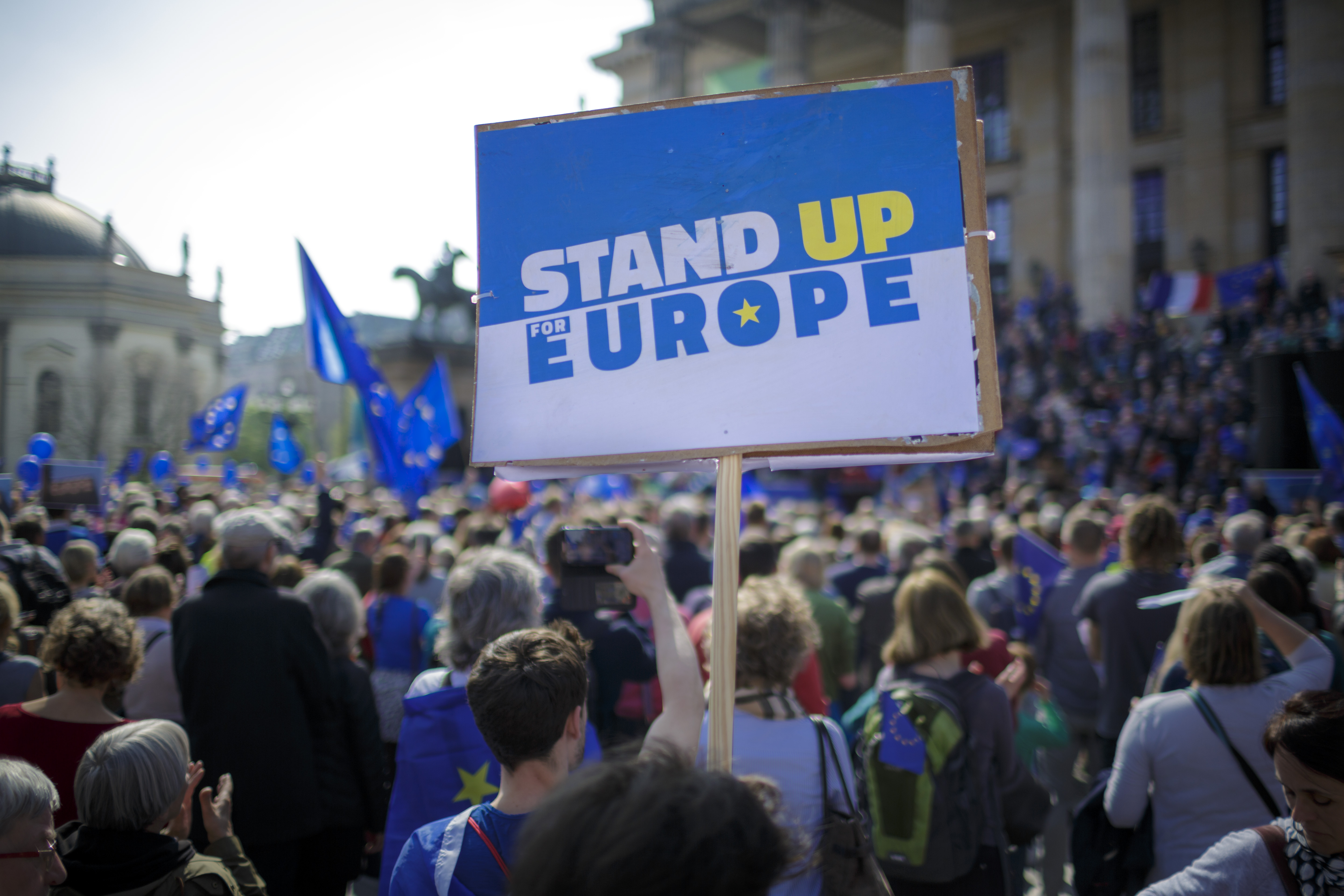 Aufstehen für Europa: Bei der anstehenden Europawahl geht es ums Ganze.