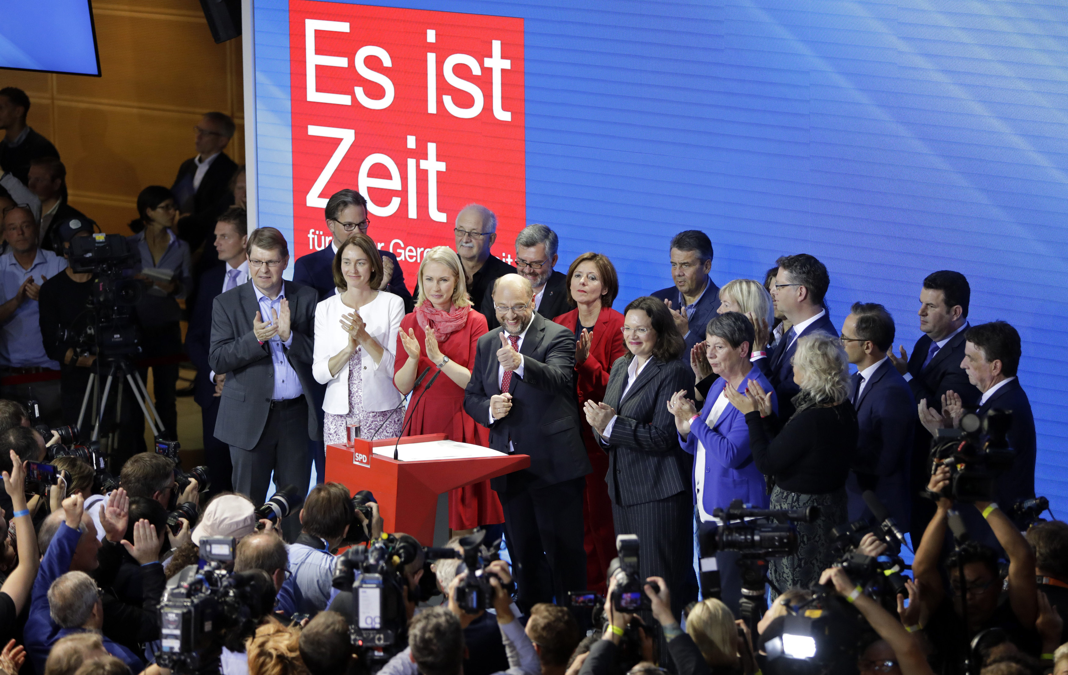 Wahlabend im Willy-Brandt-Haus
