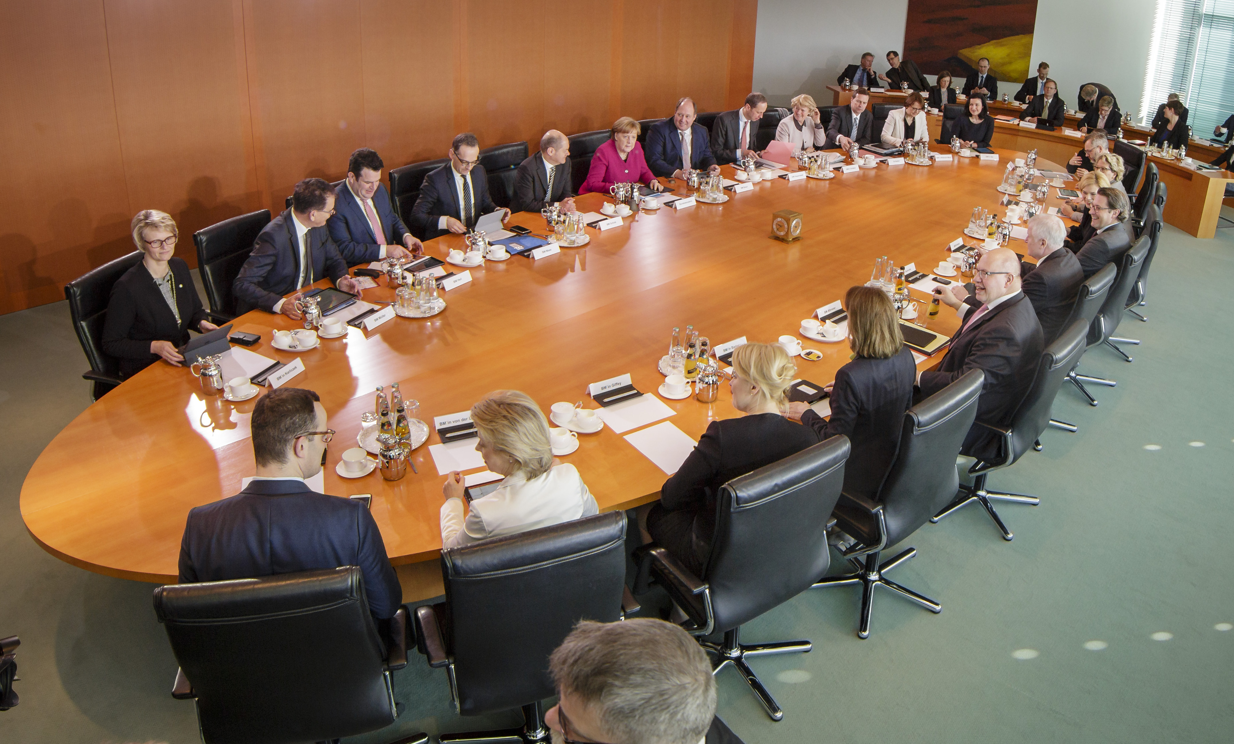 Seit März 2018 ist die schwarz-rote Bundesregierung im Amt.