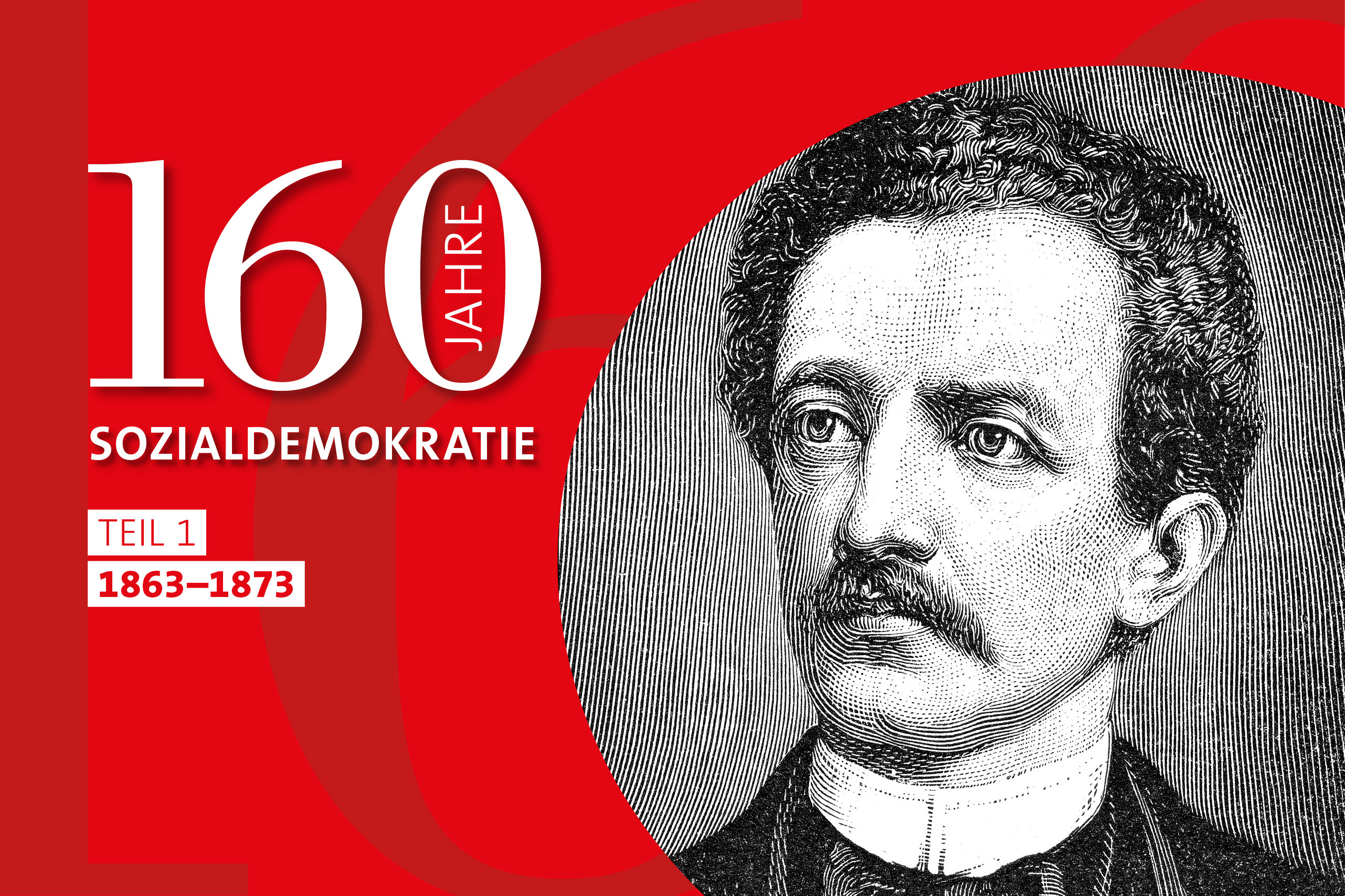 Das Porträt des SPD-Gründungsvaters Ferdinand Lasalle.