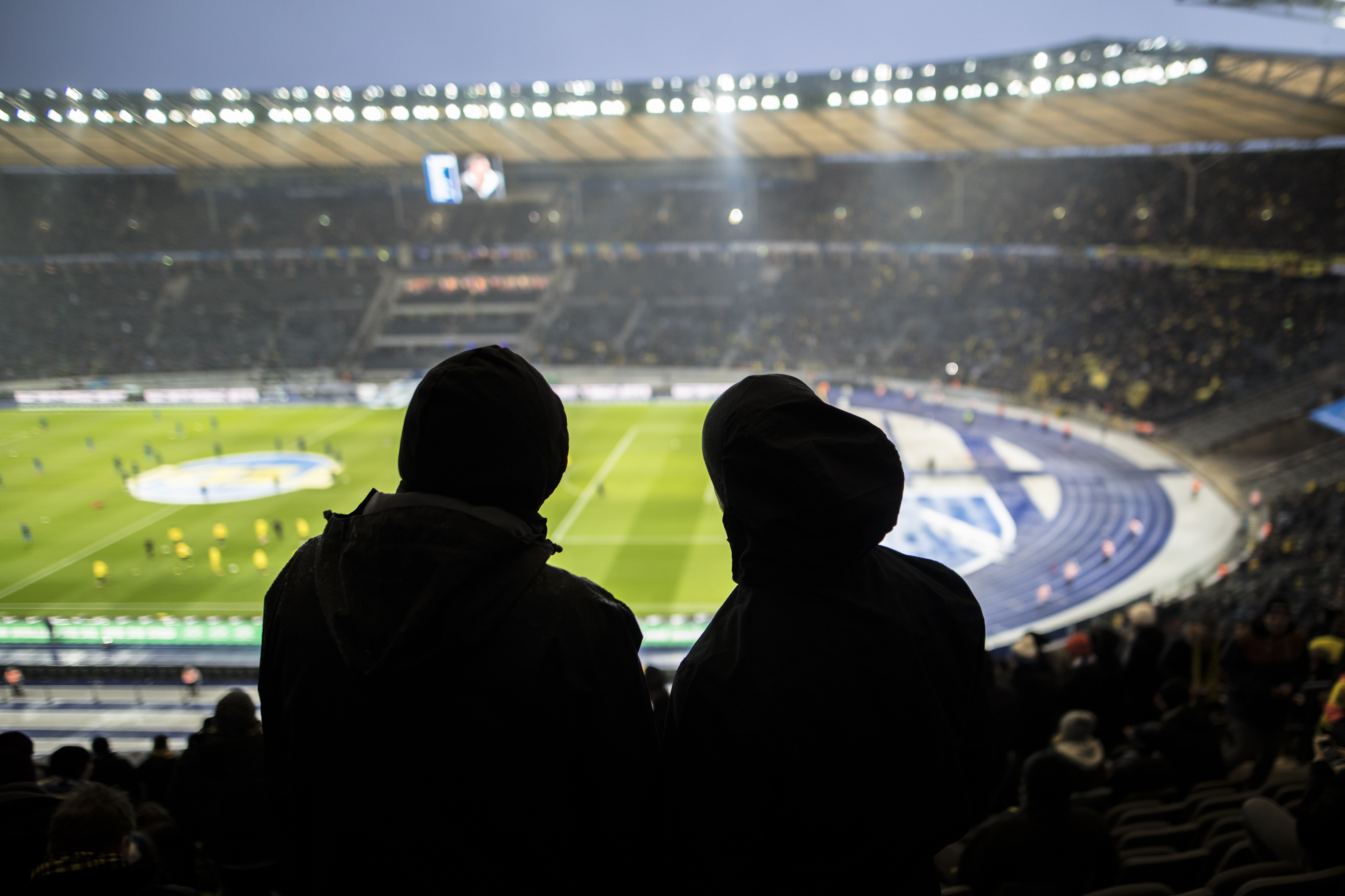 Fanprojekte leisten wichtige Arbeit im Umfeld von Fußballvereinen – hier das Olympiastadion in Berlin.