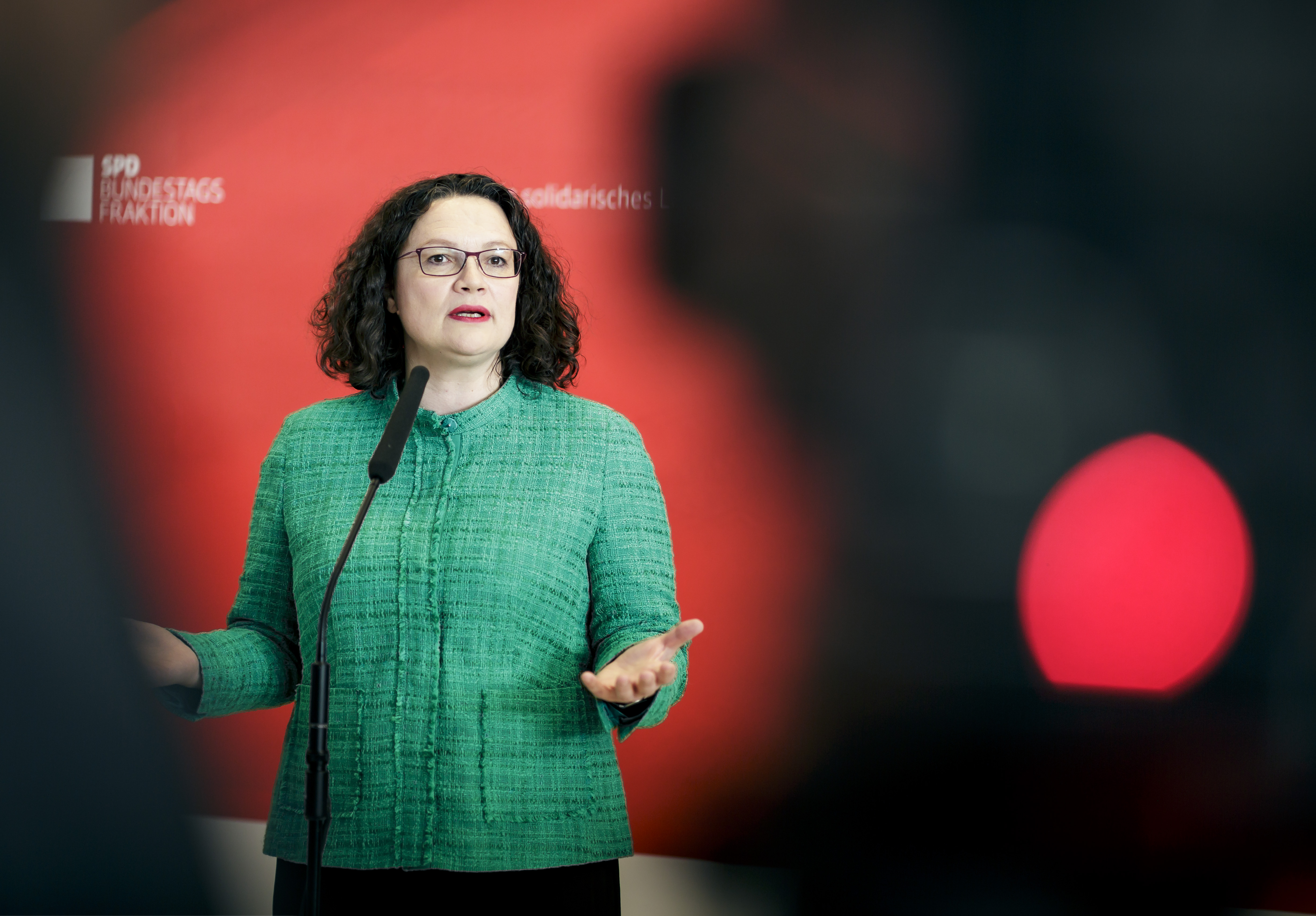 Andrea Nahles will Klarheit: Die Neuwahl des Fraktionsvorsitzes wird auf kommenden Dienstag vorgezogen.