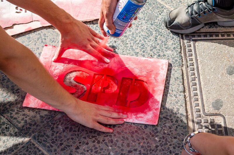 Kreidespray SPD