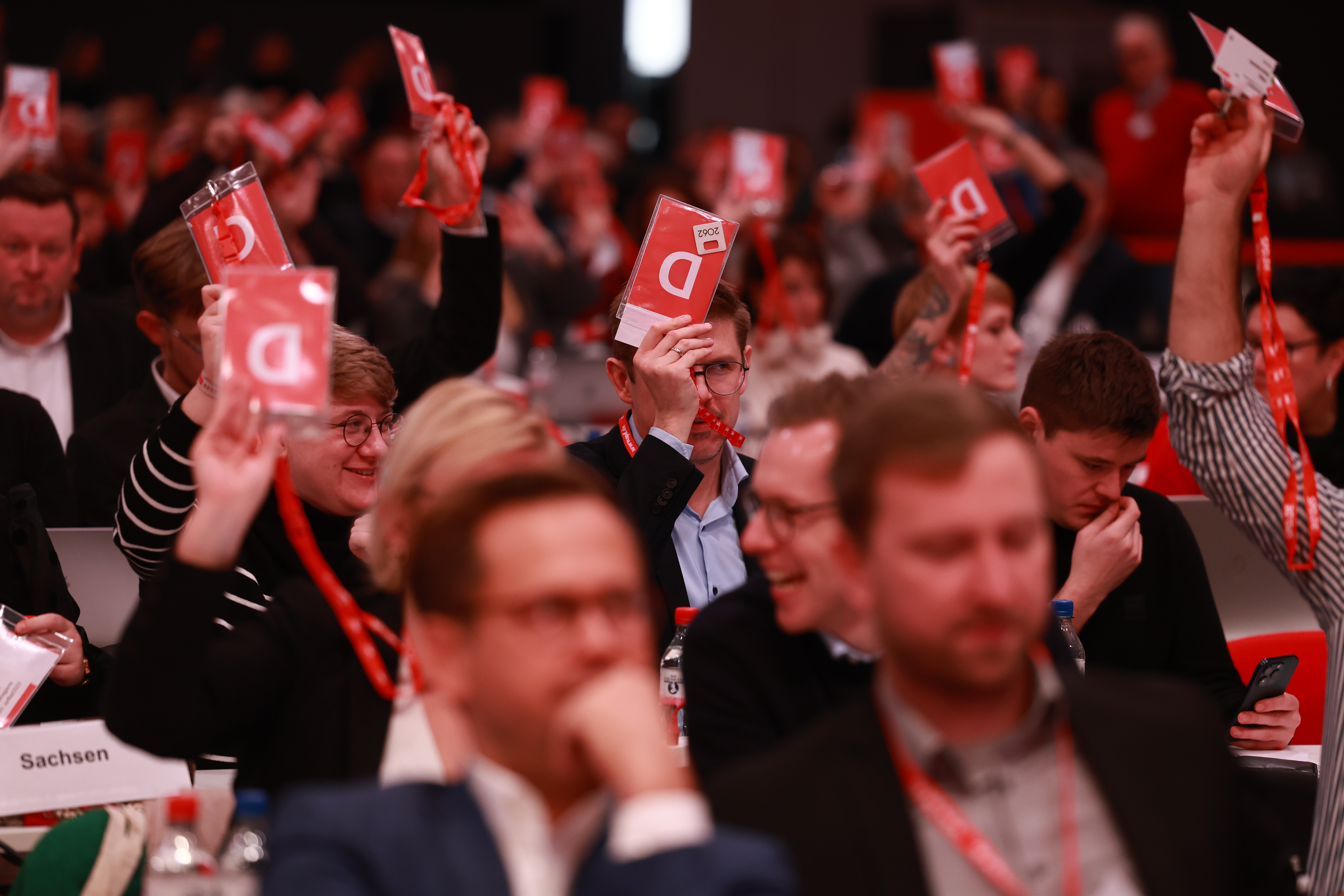 Deutliche Zustimmung: Der SPD-Bundesparteitag hat ein Transformationsprogramm für Deutschland beschlossen.