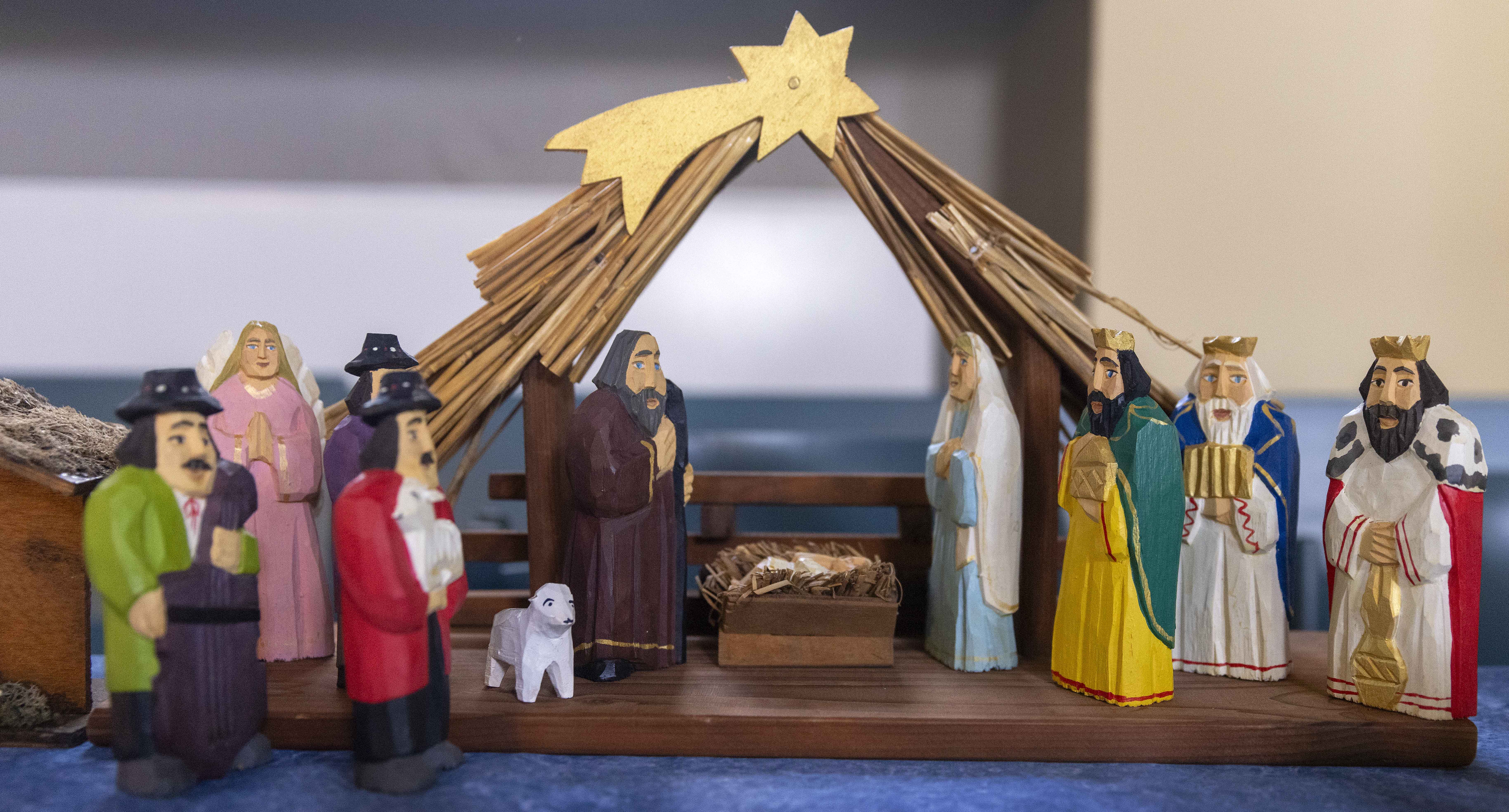 Weihnachtskrippe: Die CDU hätte Maria und Joseph womöglich abgewiesen.