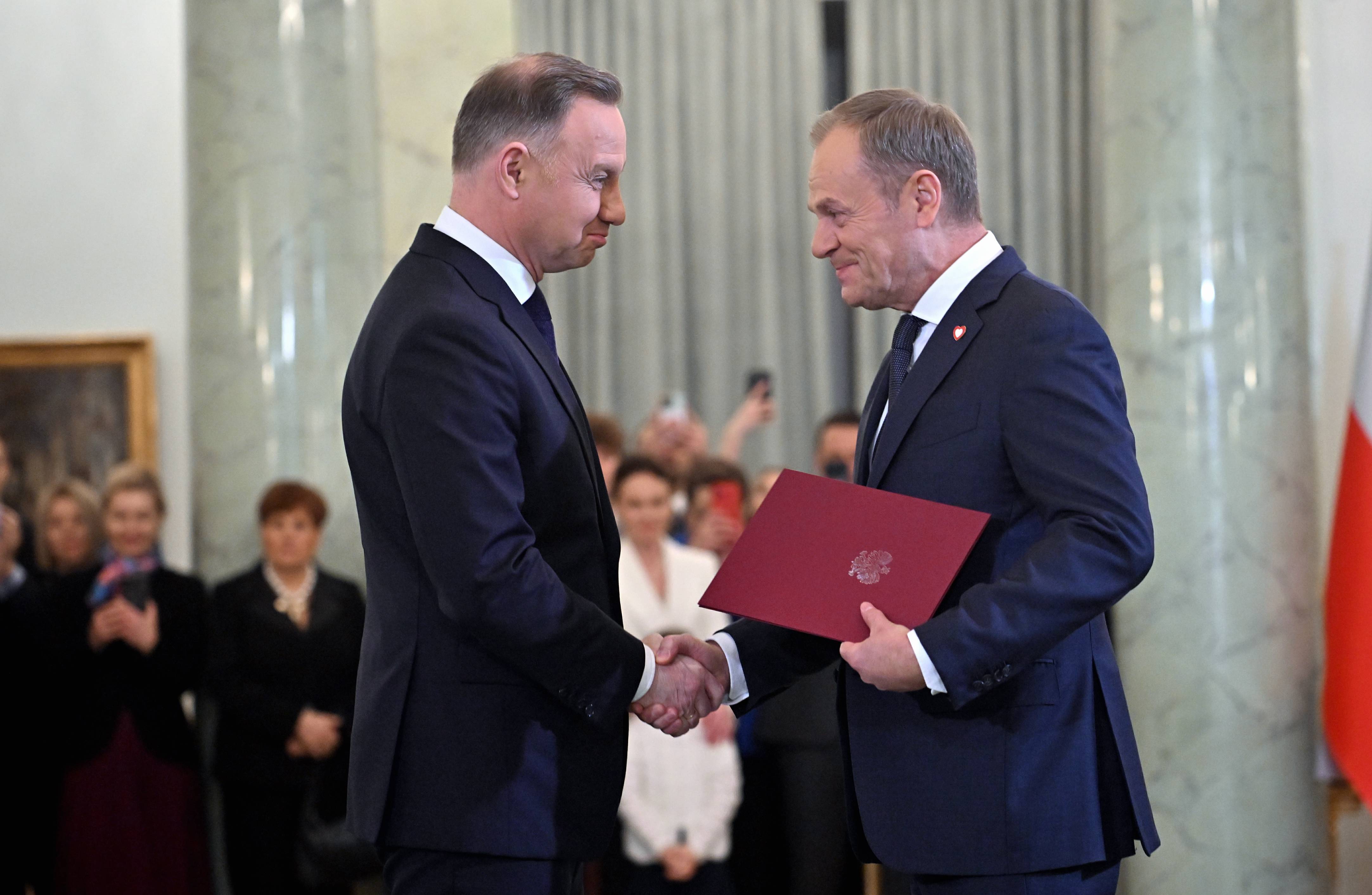 Donald Tusk und Andrzej Duda