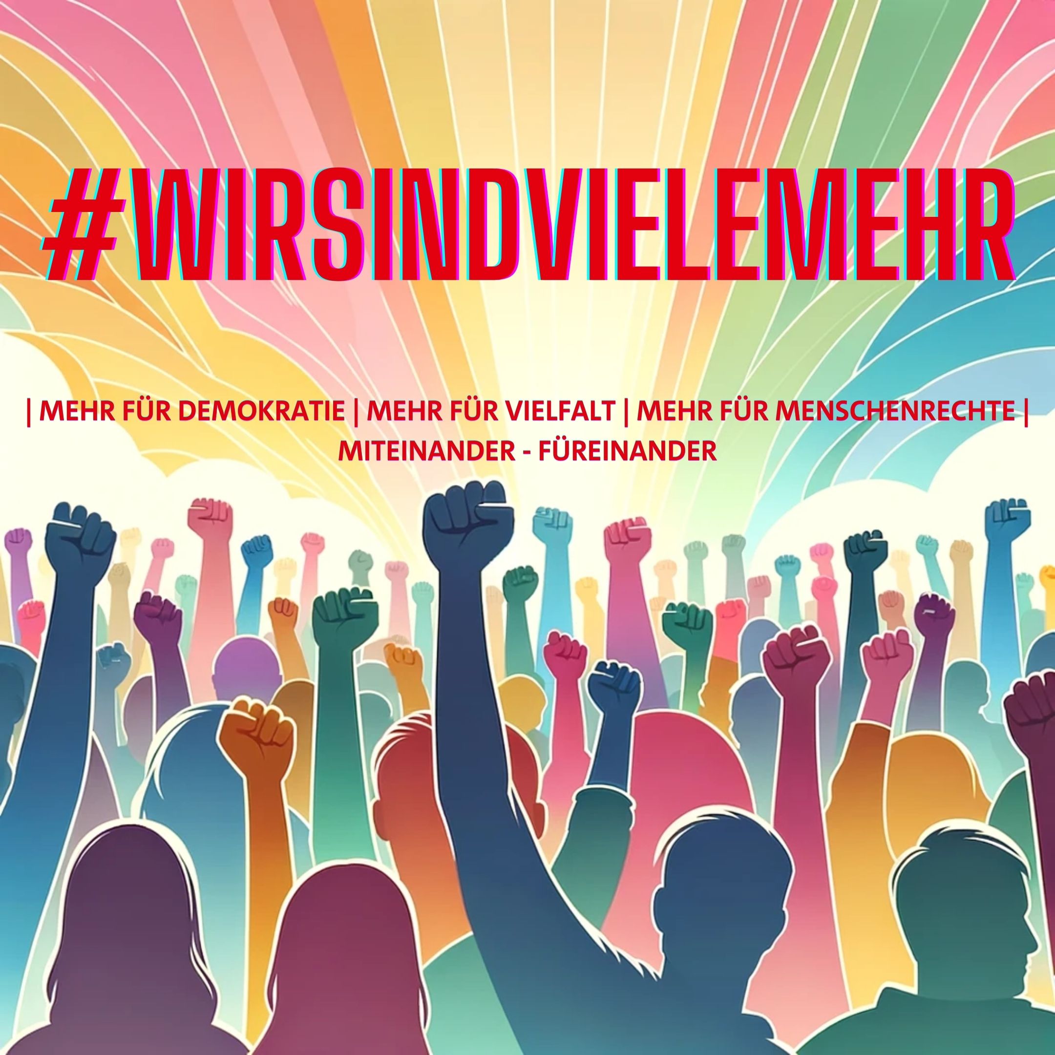 Wir sind viele mehr: Für den 31. Januar ruft das SPD-Ortsvereinsnetzwerk zu einer Online-Demo auf.