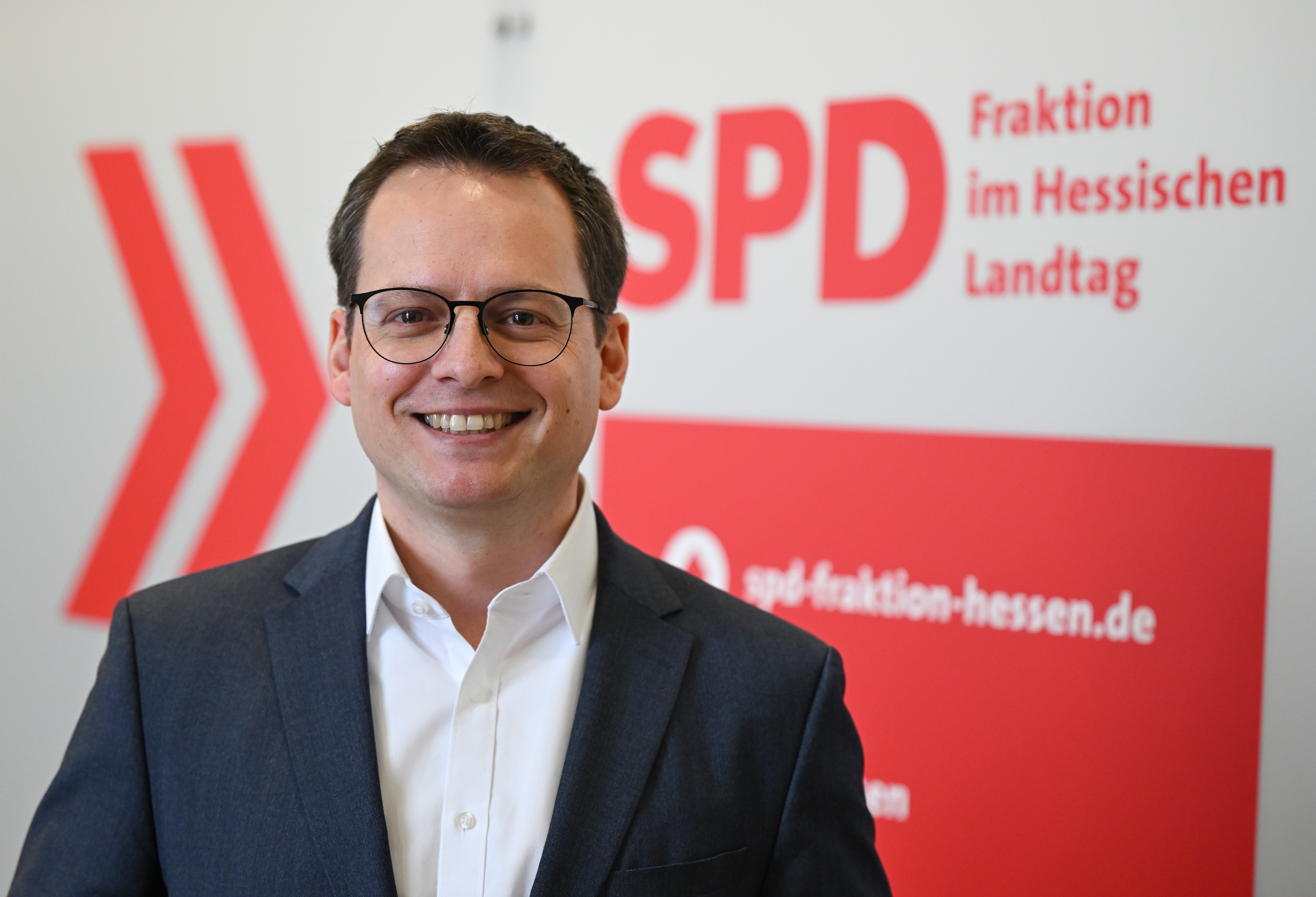 Tobias Eckert ist neuer Vorsitzender der SPD-Fraktion im hessischen Landtag.