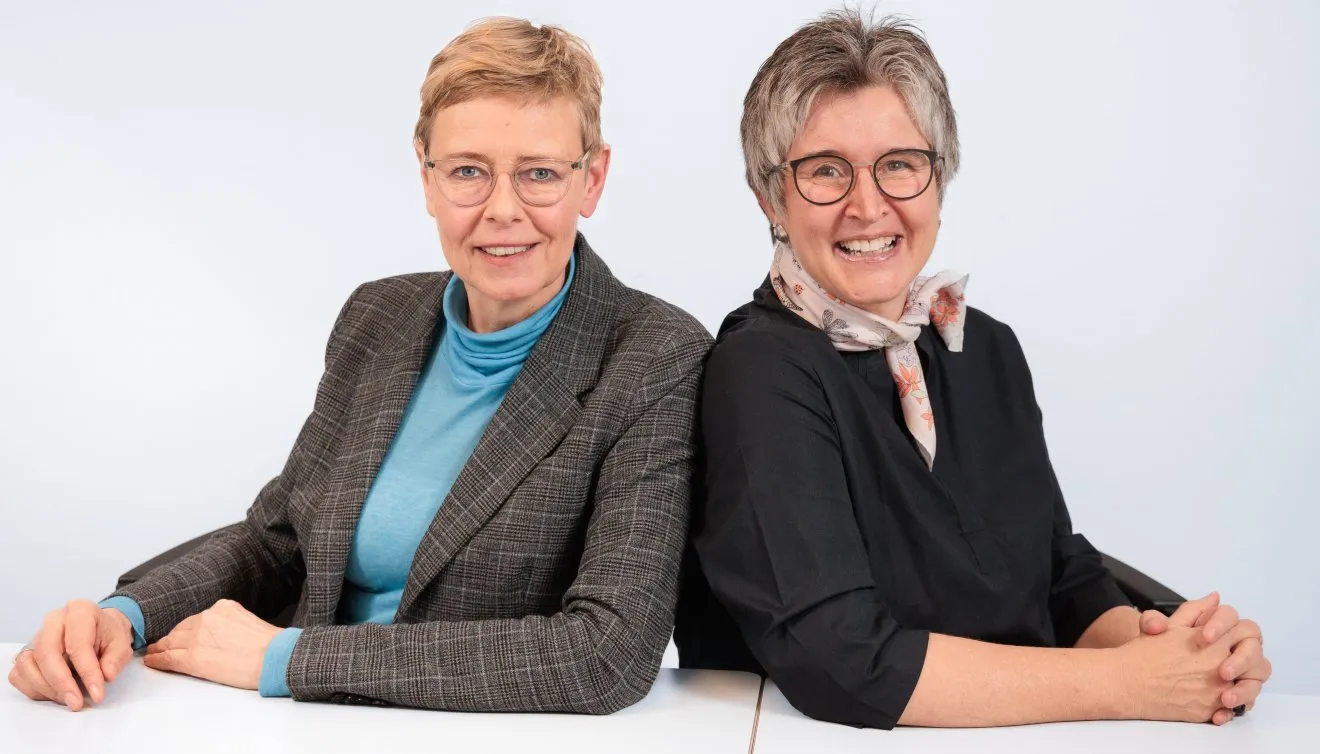 SPD Frauen-Vorsitzende Ulrike Häfner (l.) und Maria Noichl: Konservative Regierungen versuchen eine moralisch aufgeladene Version von Sexualität und gleichzeitig ein traditionelles Rollenbild auf dem Rücken der Frauen durchzudrücken.