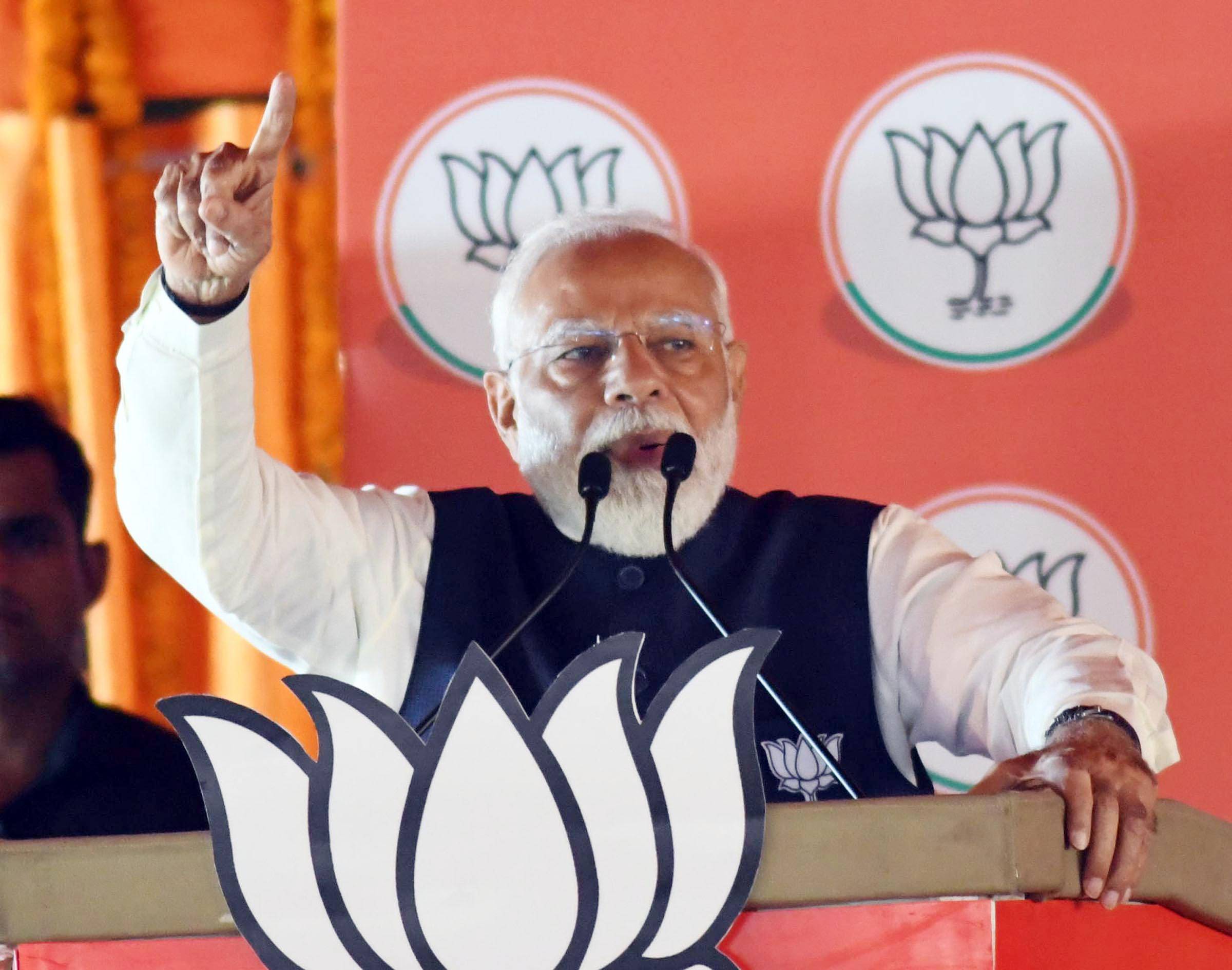 Premierminister Narendra Modi besitzt in Indien gute Chancen auf eine Wiederwahl.