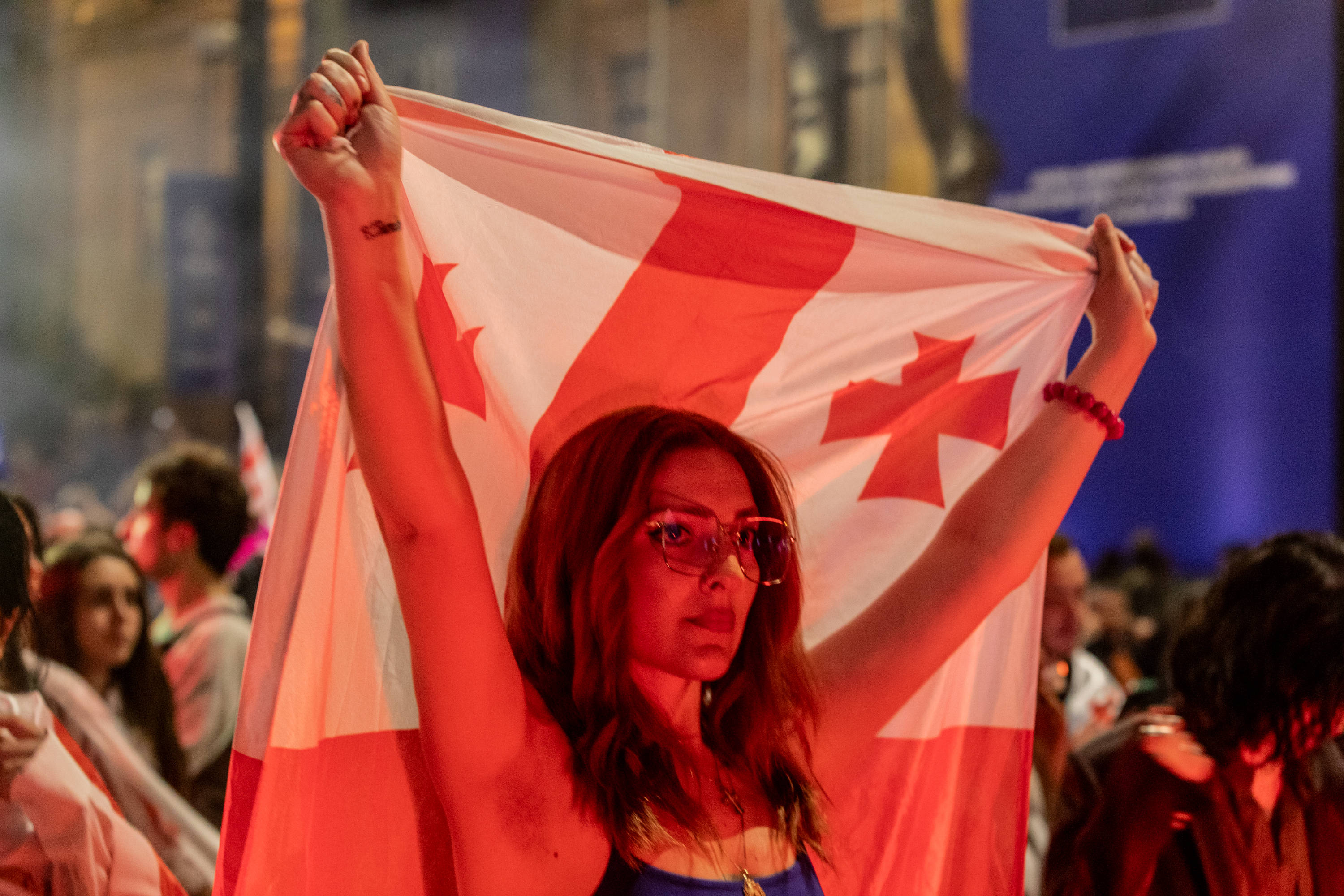 Zehntausende pro-europäische Demonstrant*innen gehen seit Tagen in der georgischen Hauptstadt Tiflis auf die Straße.