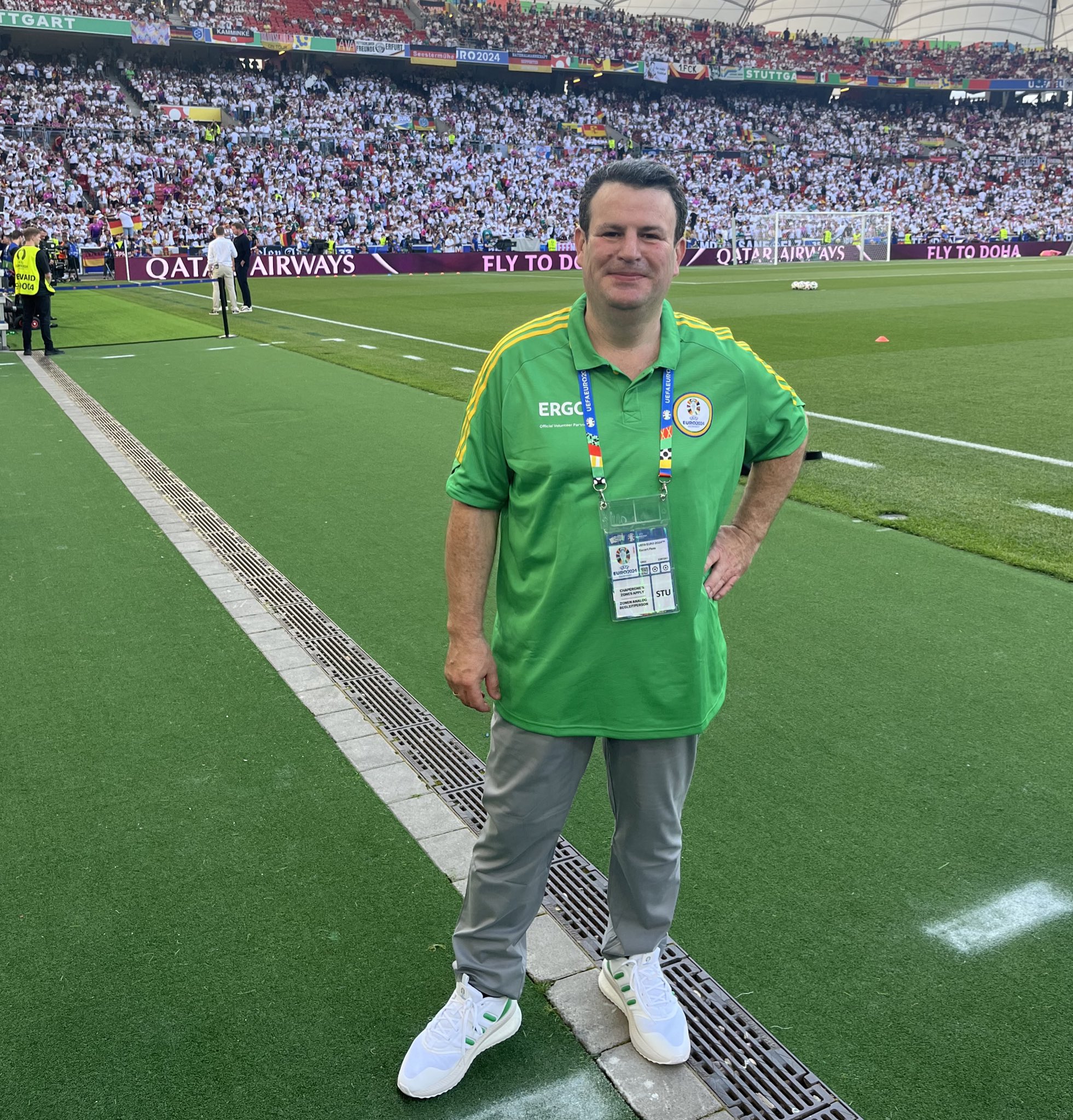 Mittendrin statt nur dabei: Hubertus Heil kam als Volunteer der Nationalmannschaft ganz nah.