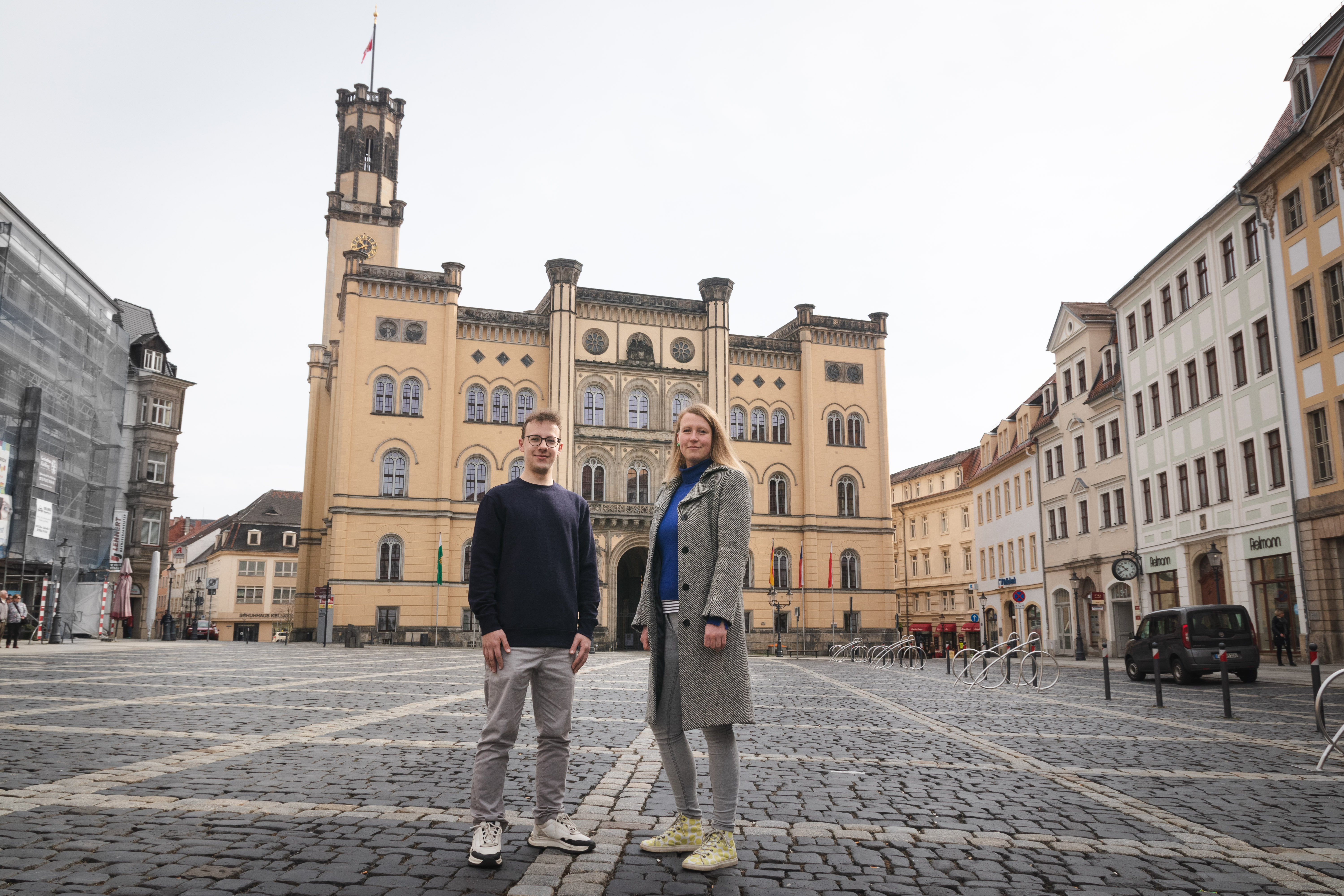 Leonie Liemich und Aron Michel führen die Zittauer SPD gemeinsam.