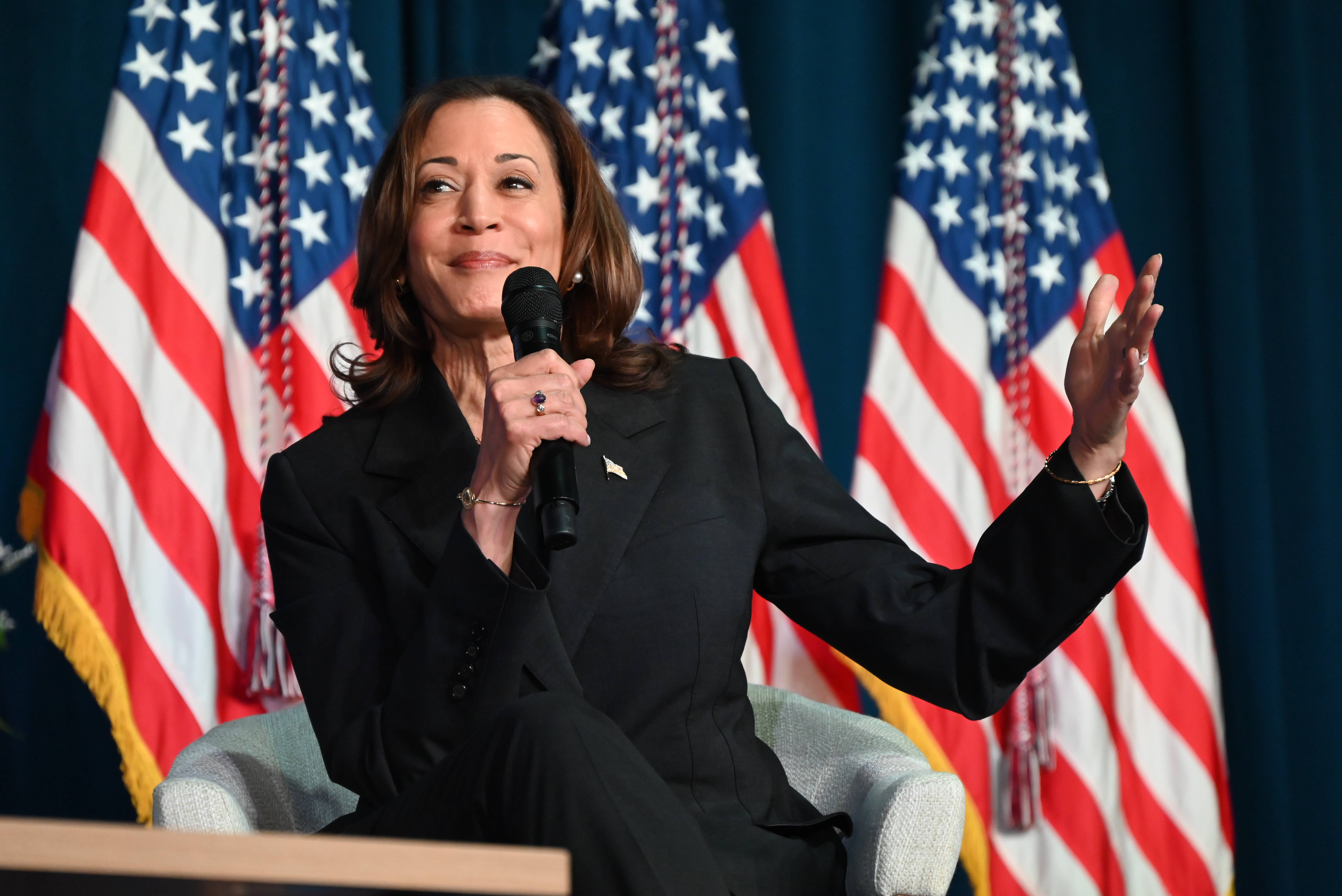 Schreibt sie amerikanische Geschichte? Kamala Harris könnte erste amerikanische Präsidentin werden.