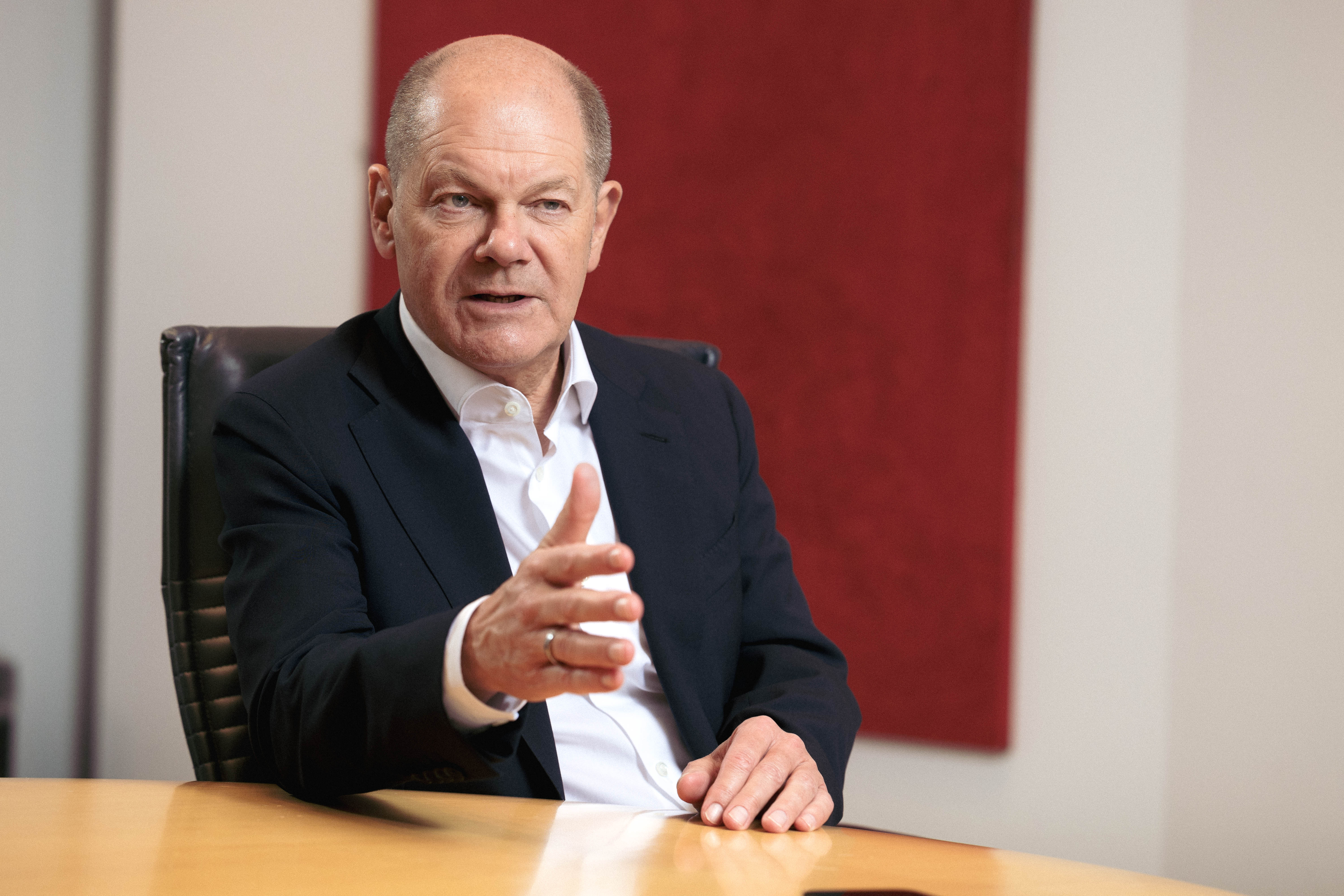 Bundeskanzler Olaf Scholz: „Bei dieser Bundestagswahl geht es um unsere Zukunft.“