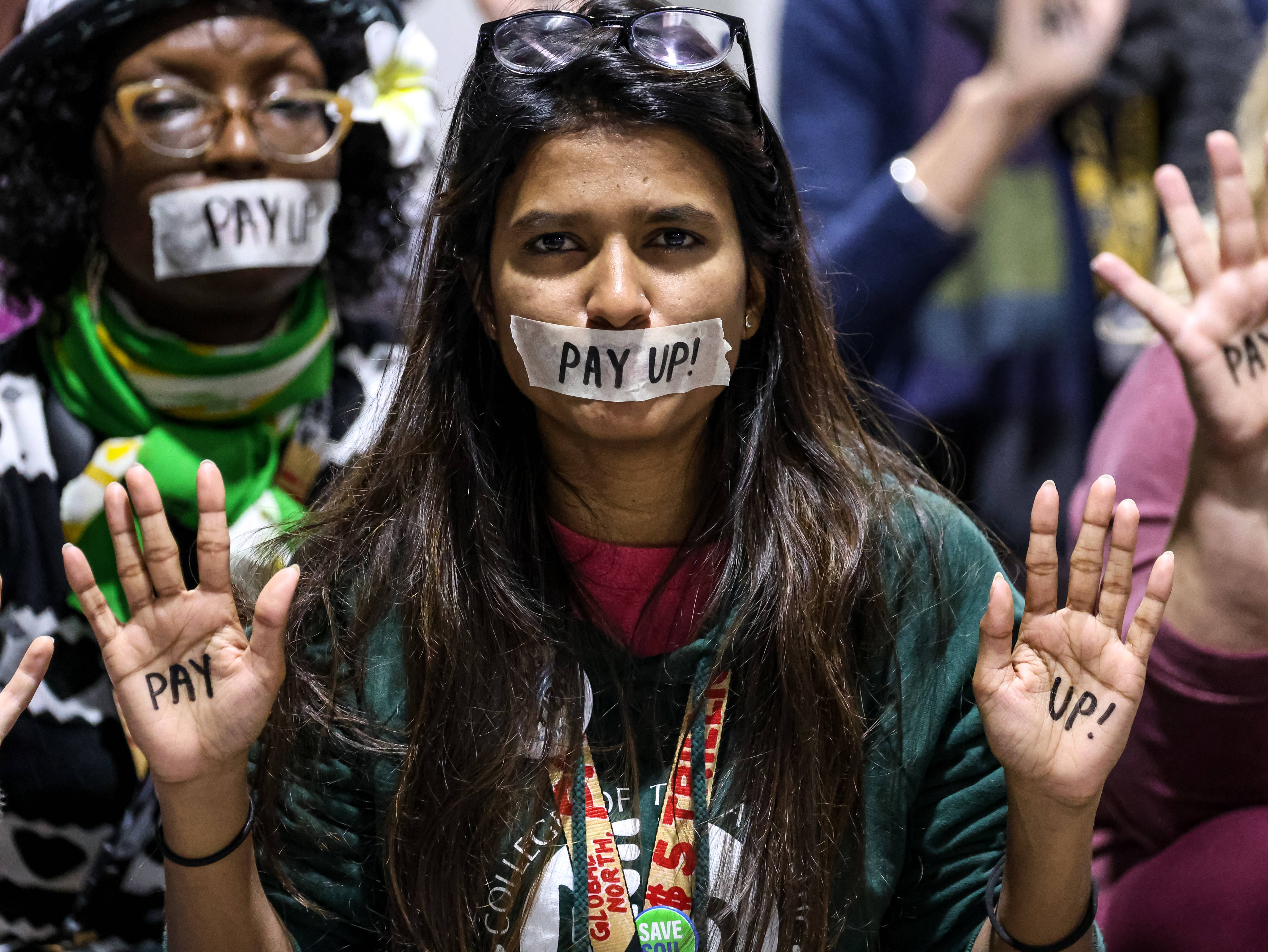 Protest in Baku: Die Weltklimakonferenz war insbesondere für den Globalen Süden eine Enttäuschung.