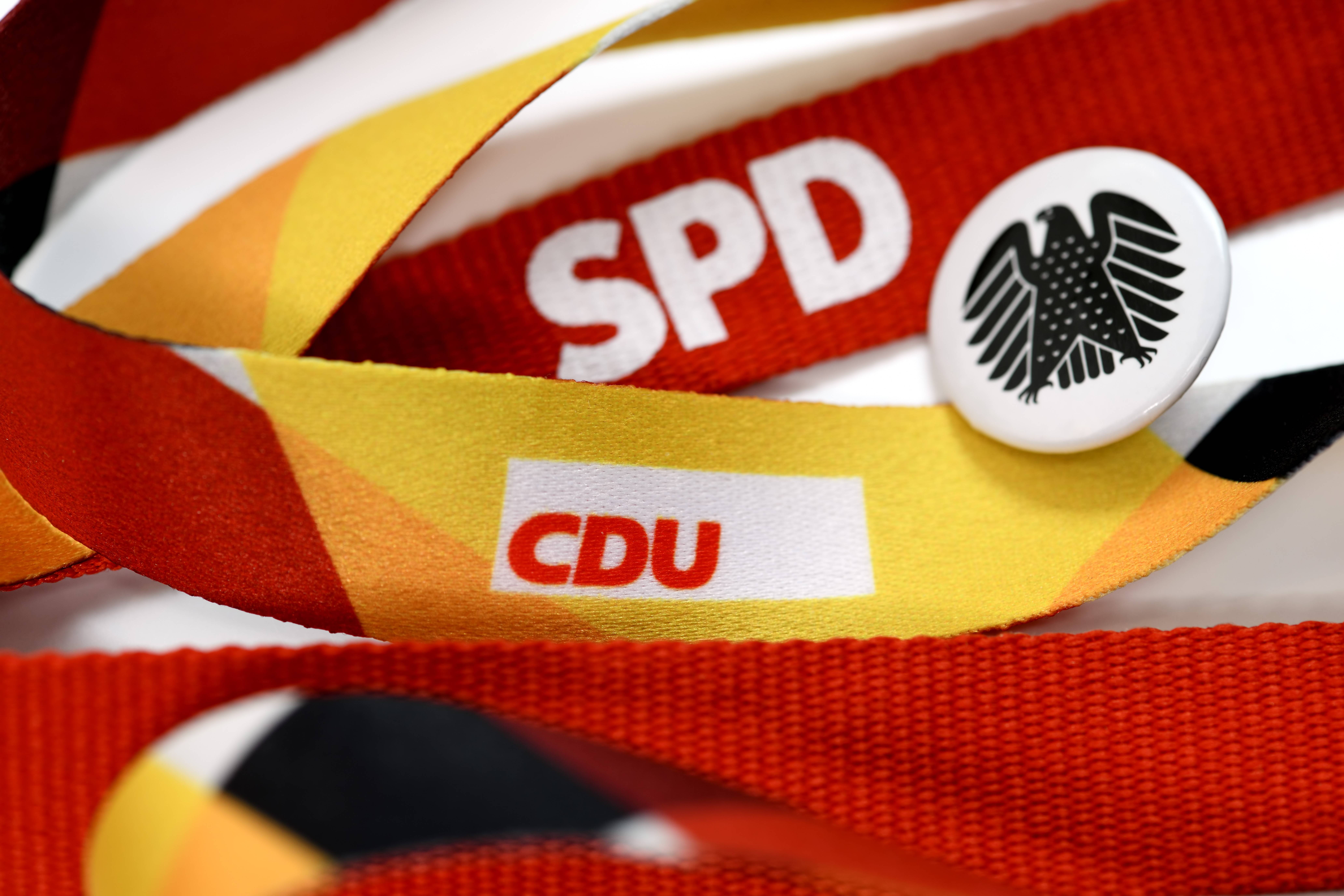 Auf dem Weg in eine Koalition? Noch sind Union und SPD in einigen Punkten recht weit voneinander entfernt.