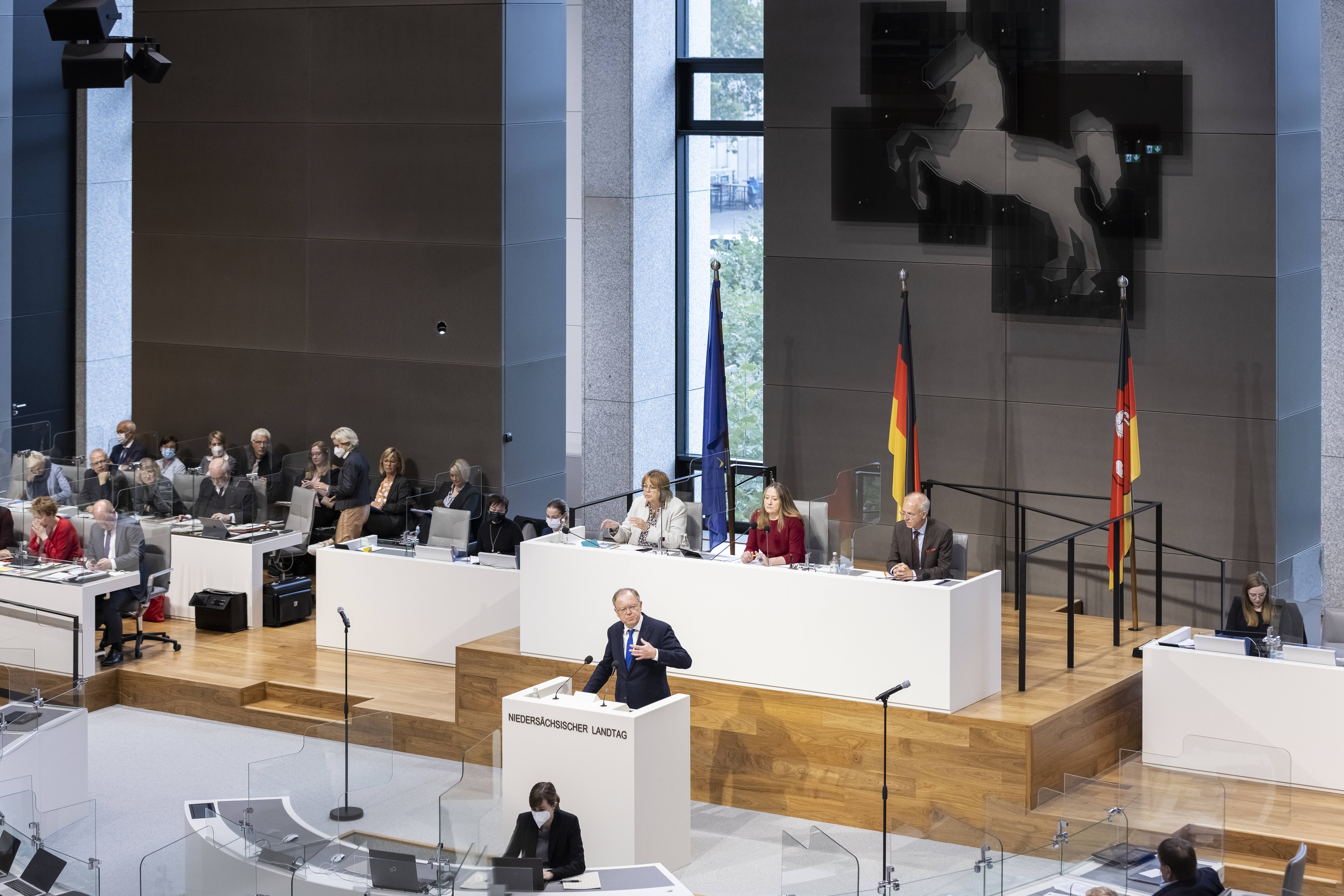 Stephan Weil im niedersächsischen Landtag.
