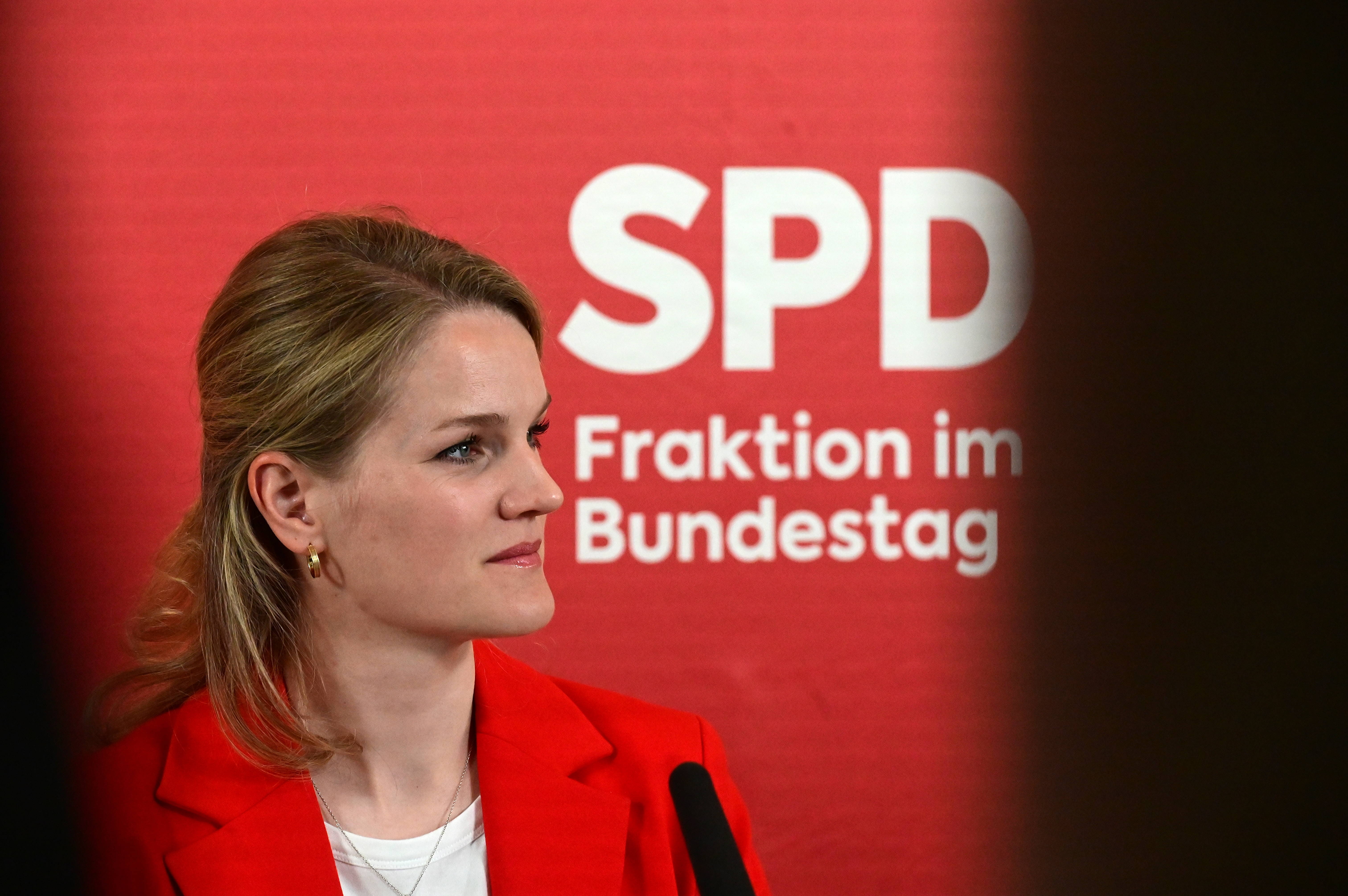 Sonja Eichwede im Reichstagsgebäude
