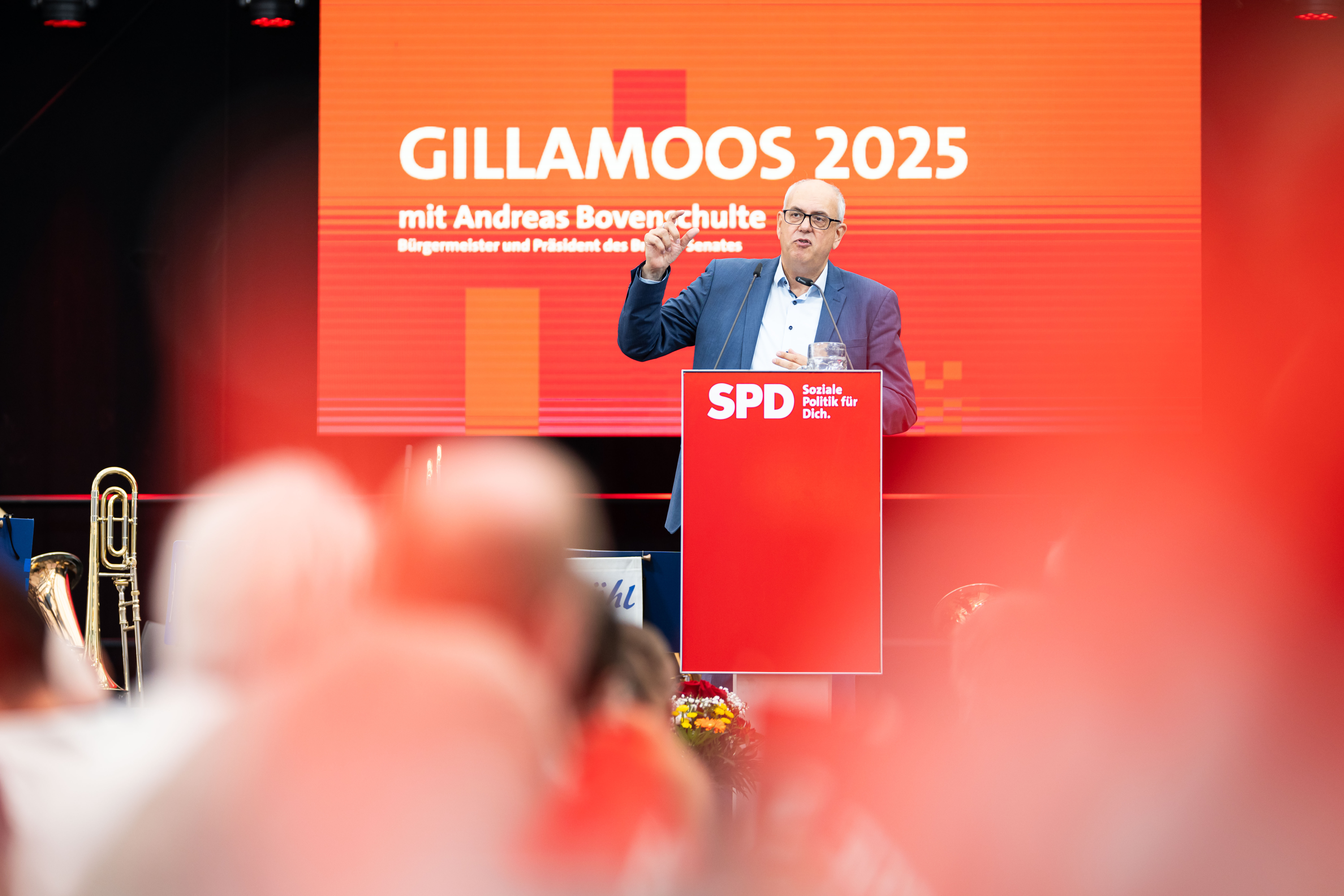 Überzeugte bei der Bremer Gillamoos-Premiere: Bürgermeister Andreas Bovenschulte