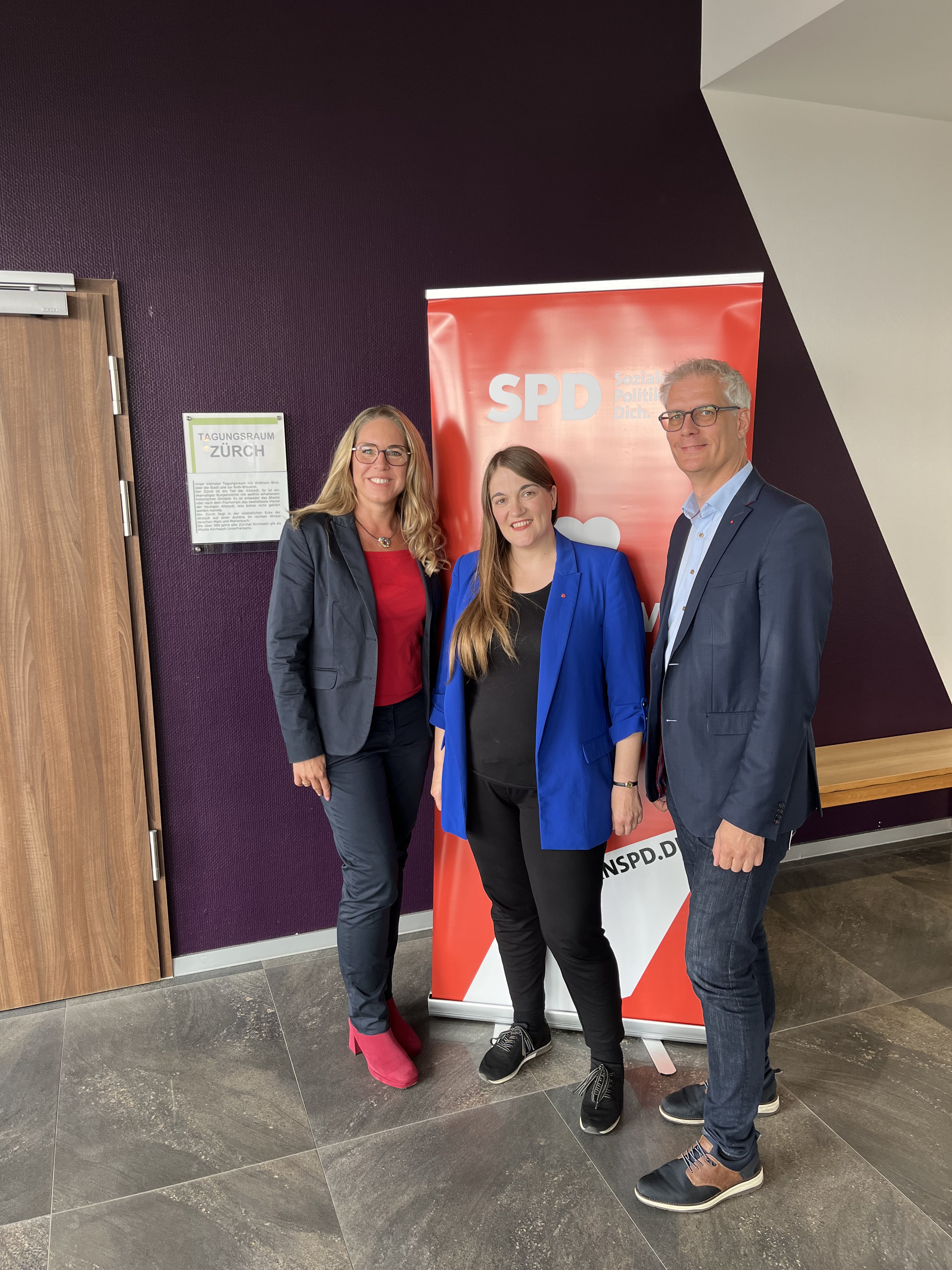 Kathrin Pollack, Ronja Endres und Uwe Kirschstein