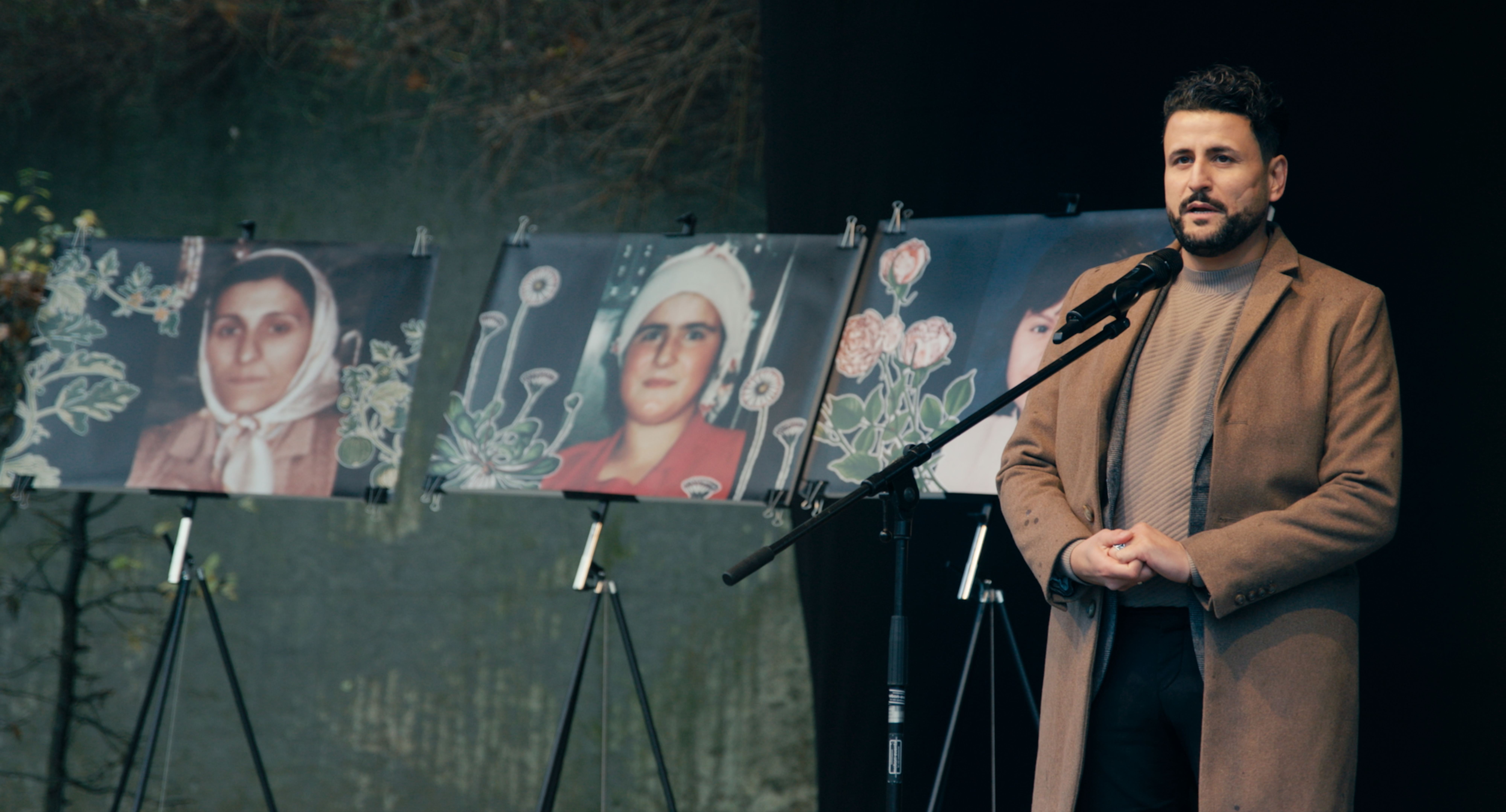 "Die Möllner Briefe":  Ibrahim Arslan bei einer Gedenkveranstaltung