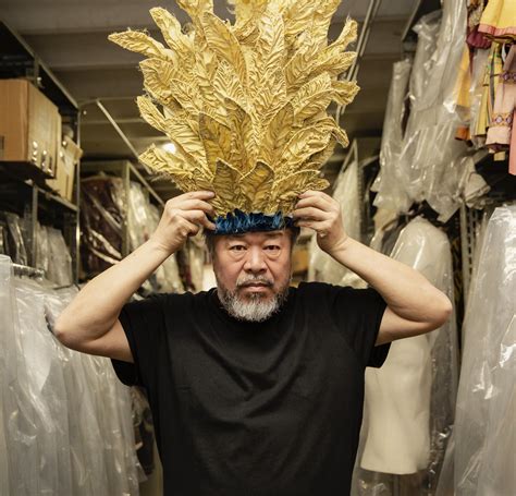 Der Künstler Ai Weiwei während einer Probe für die Oper "Turandot"