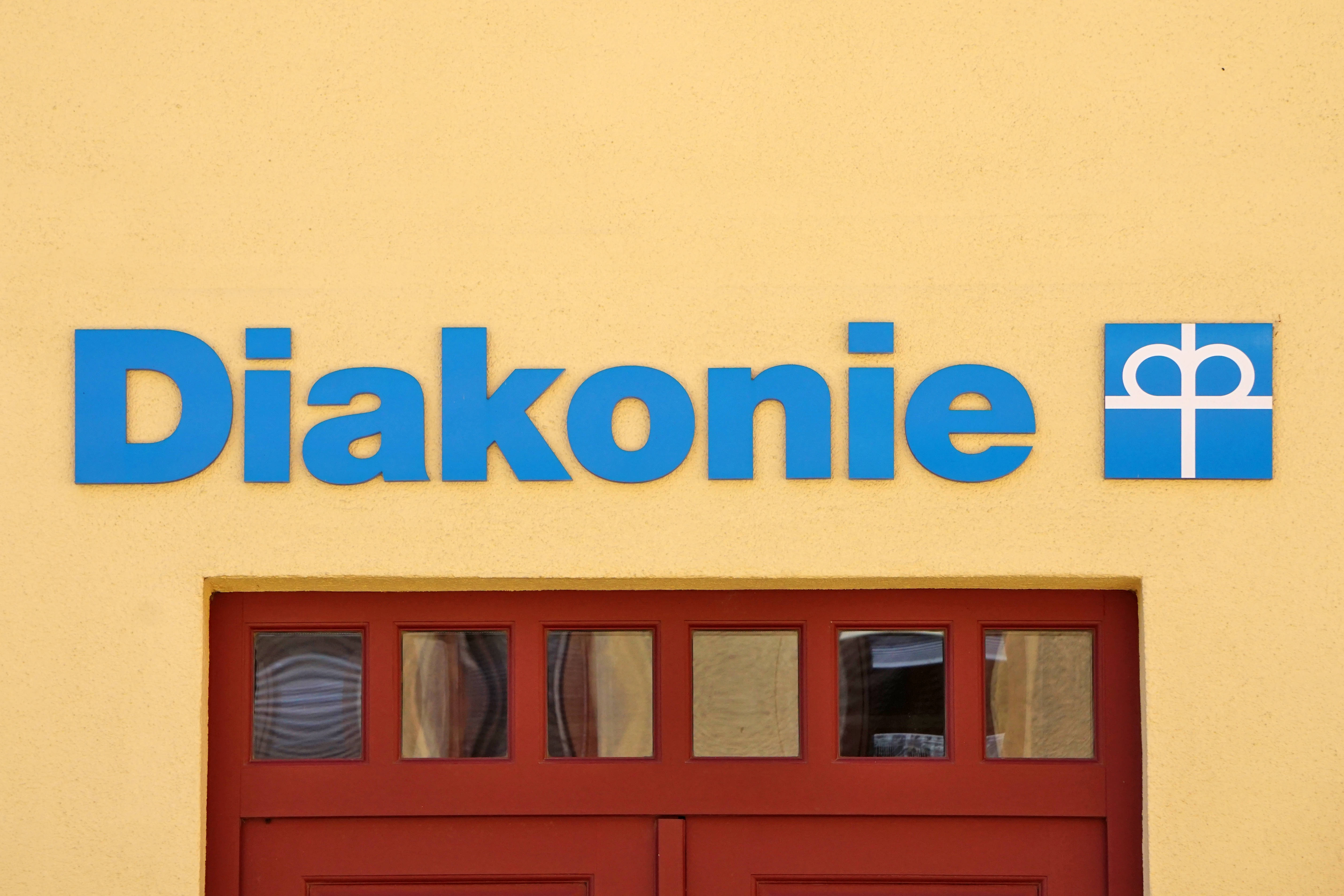 Haus mit der Aufschrift Diakonie