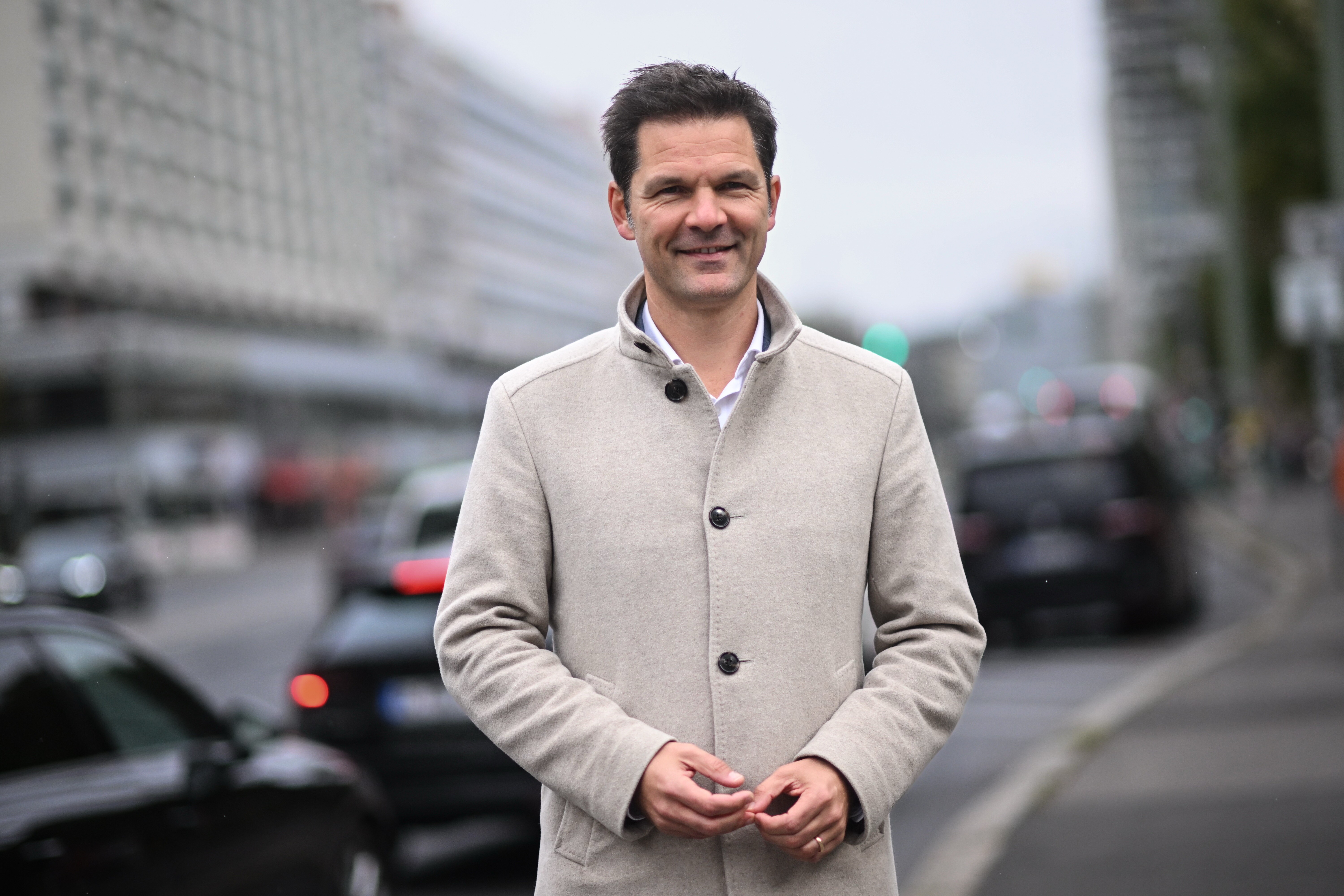 SPD-Spitzenkandidat Steffen Krach in Berlin