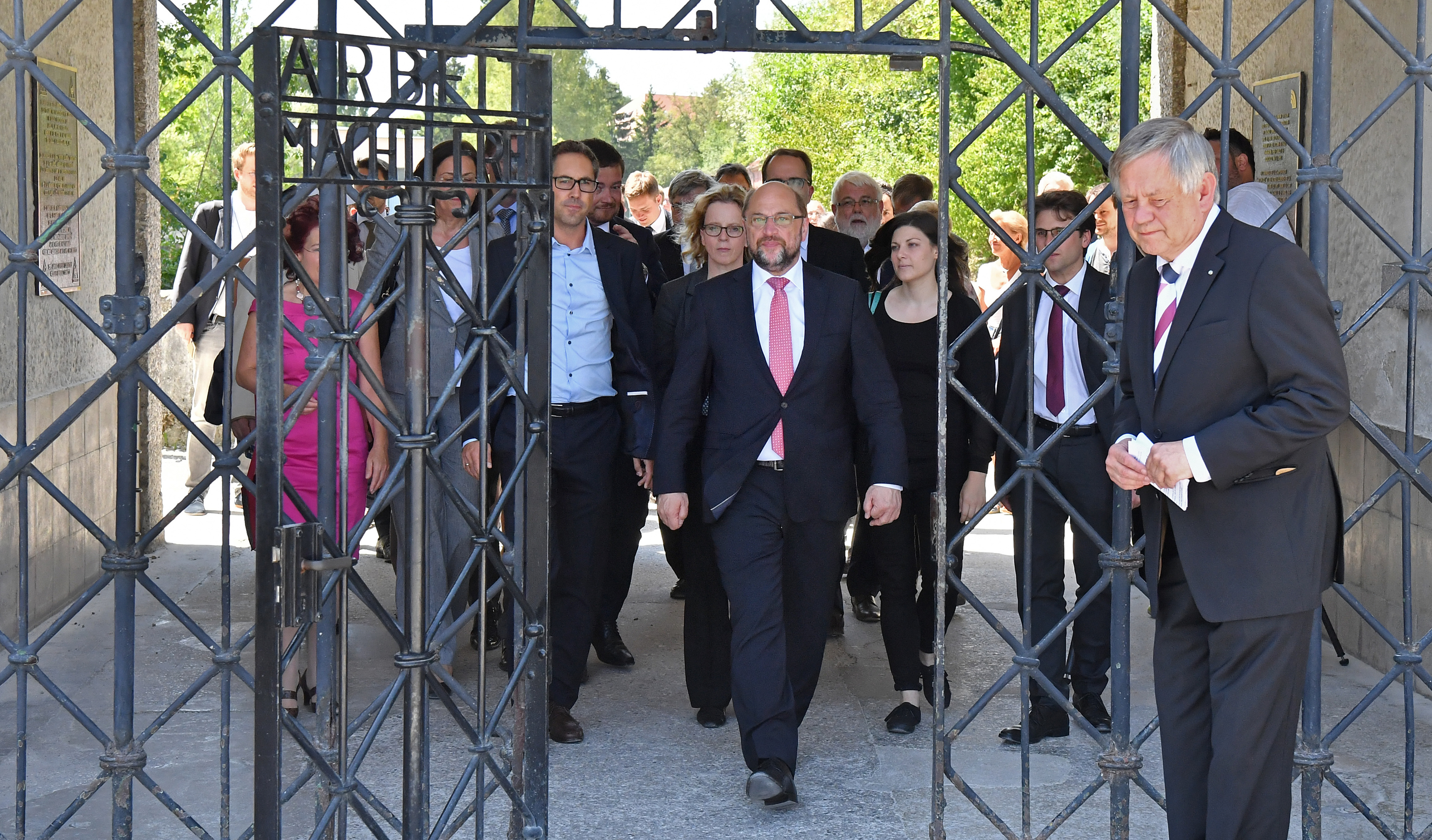 Martin Schulz in Dachau