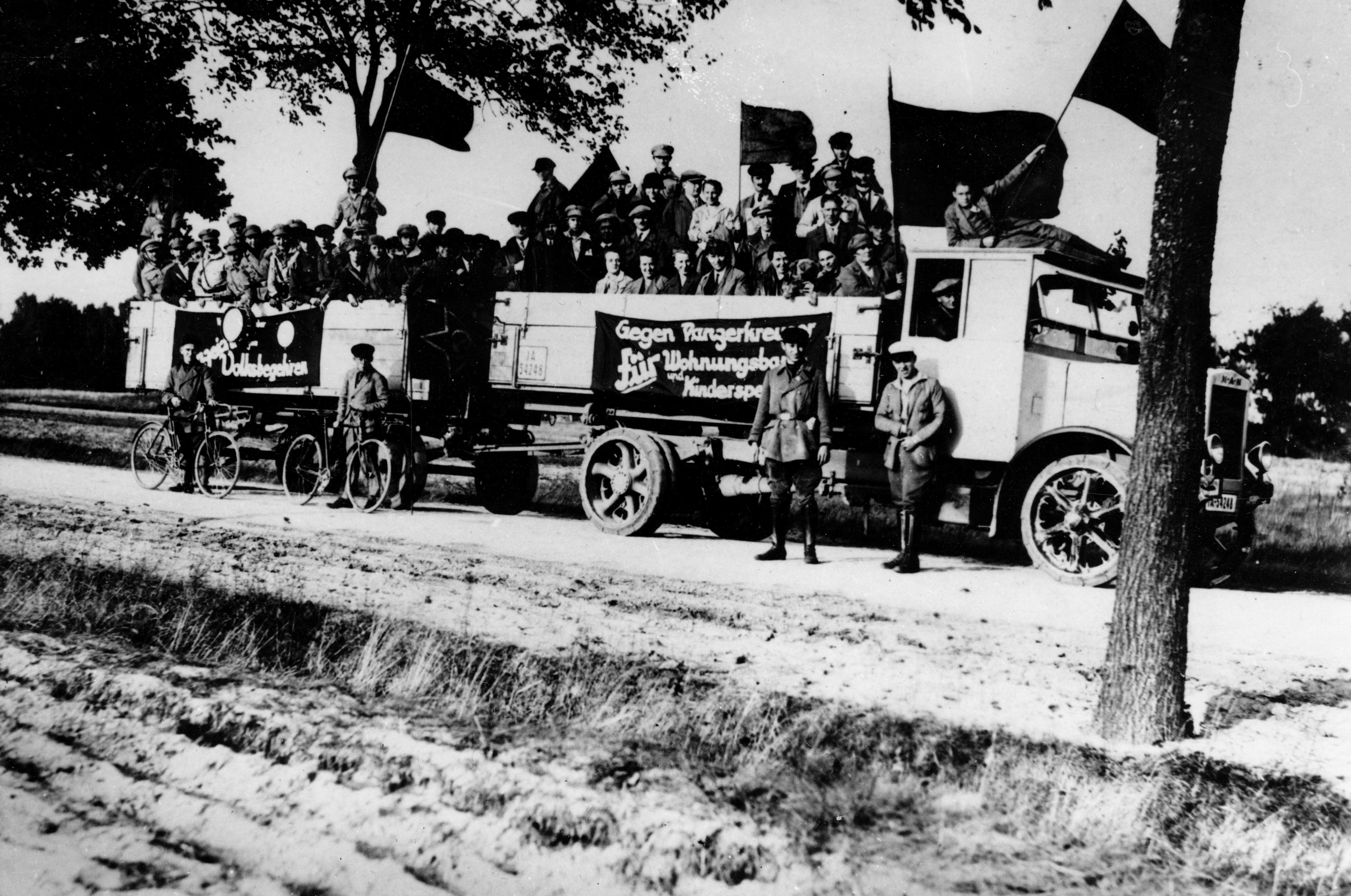 Fritz Küster war einer der Wortführer der Proteste 1928 gegen den Bau des „Panzerkreuzers A".