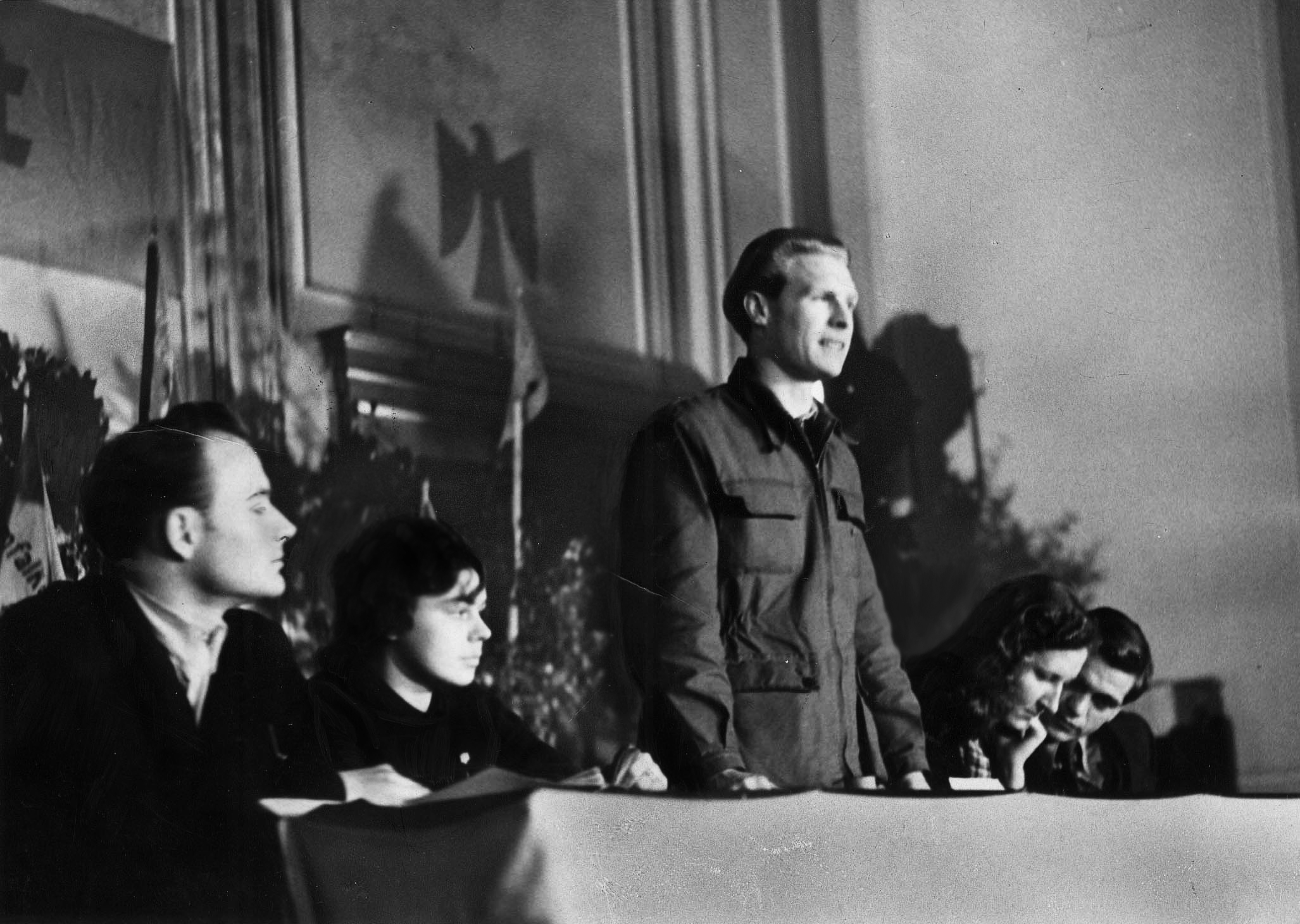 Falken-Chef: Heinz Westphal 1947, von 1983 bis 1990 Bundestagsvizepräsident