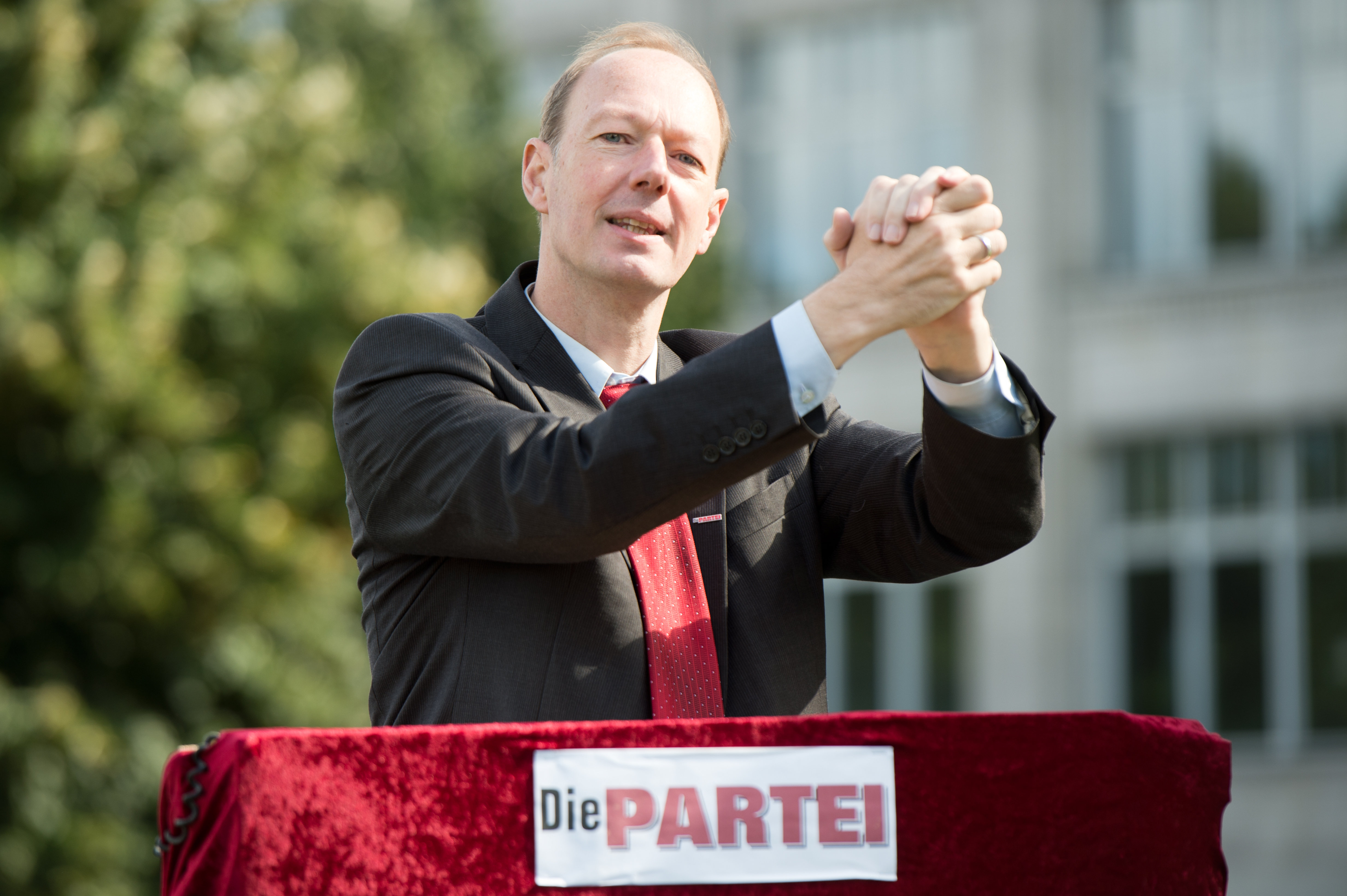 Satirepolitiker Martin Sonneborn