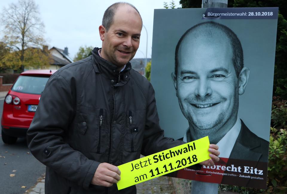 Albrecht Eitz im Wahlkampf
