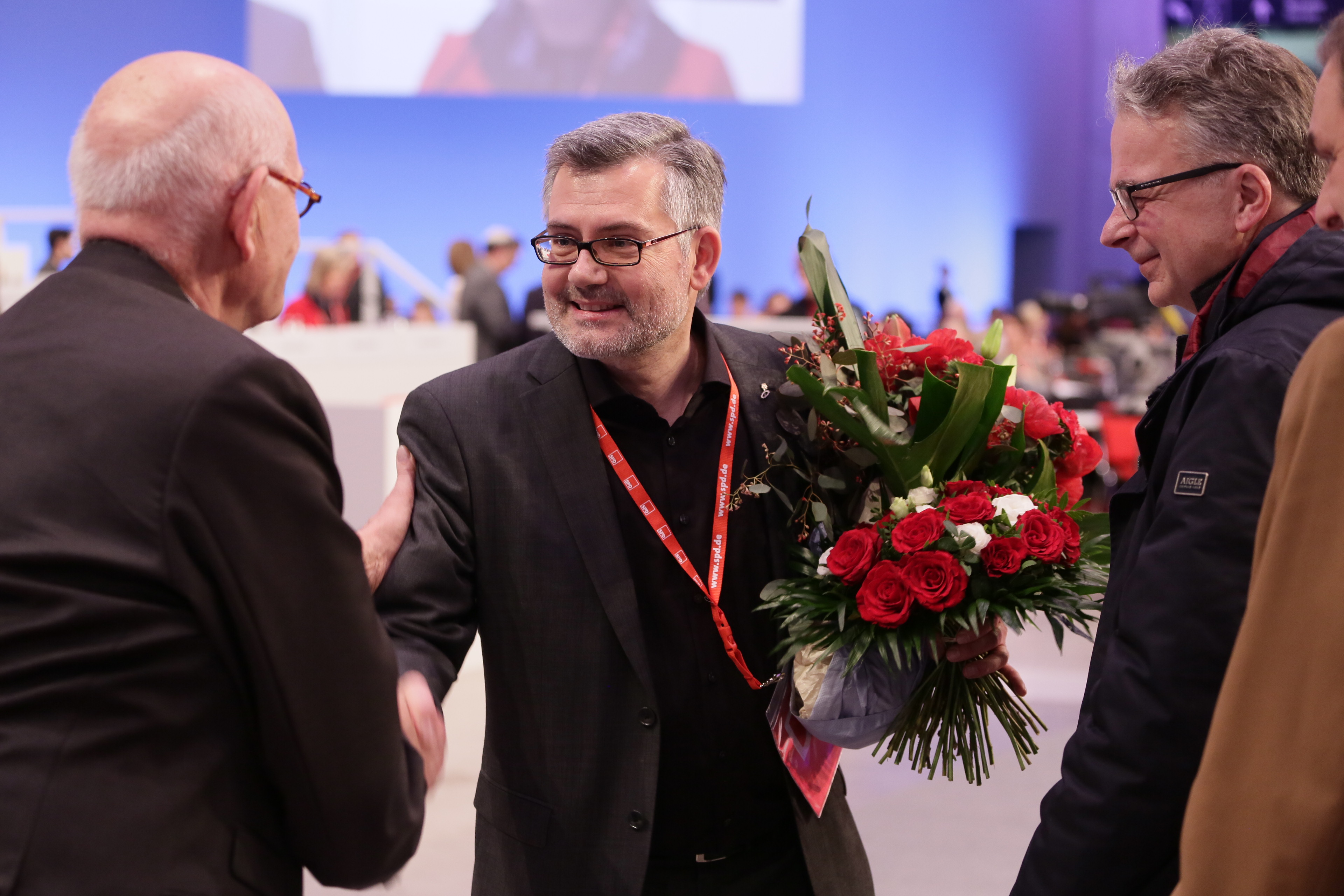Hervorragendes Ergebnis für den Schatzmeister: Dietmar Nietan wurde mit 92,5 Prozent im Amt bestätigt.
