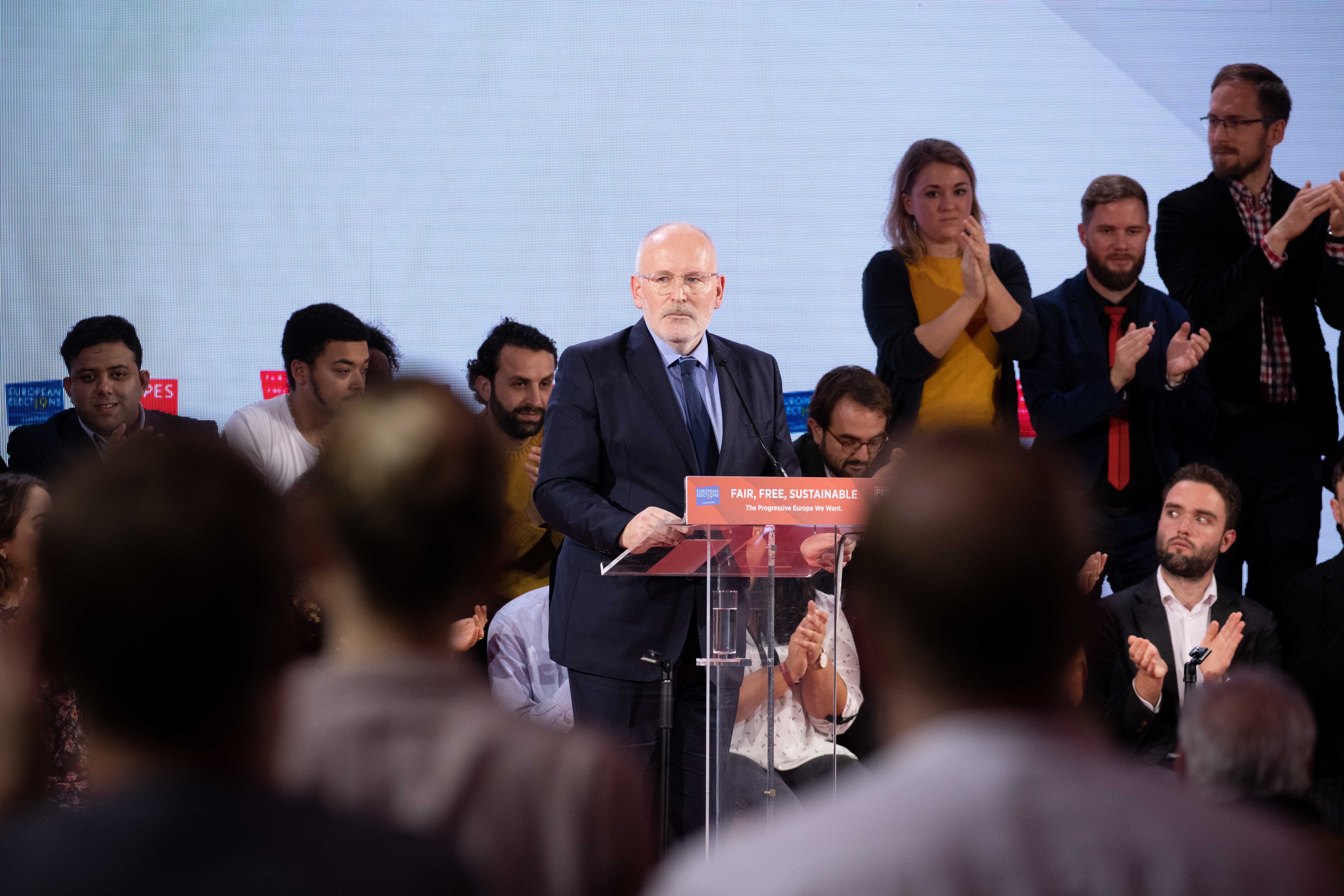 Ein Kampf um die Seele Europas: Frans Timmermans ist Spitzenkandidat der europäischen Sozialdemokraten