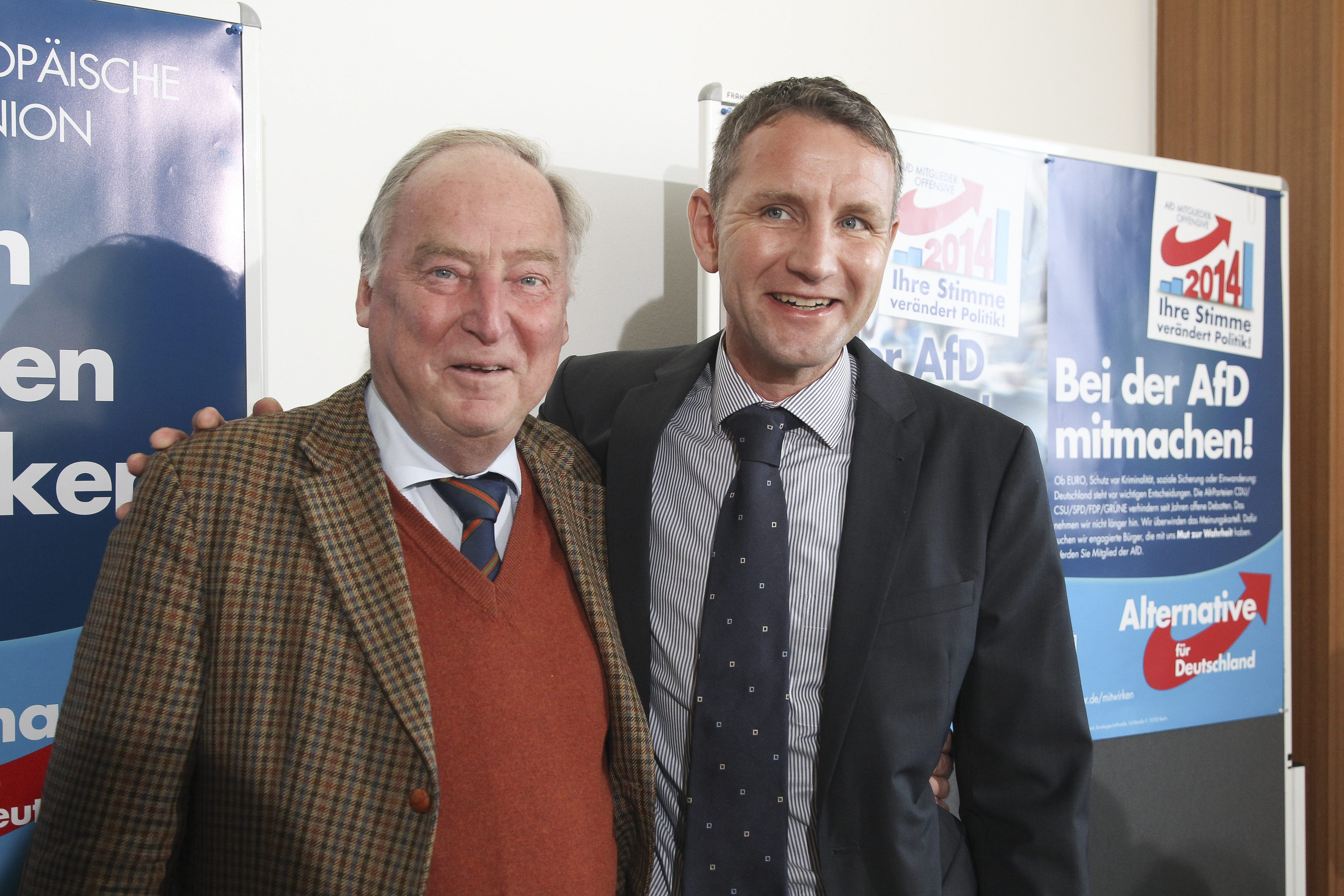 Putins beste Freunde: Die AfD-Spitzenpolitiker Alexander Gauland und Björn Höcke (v.l.)