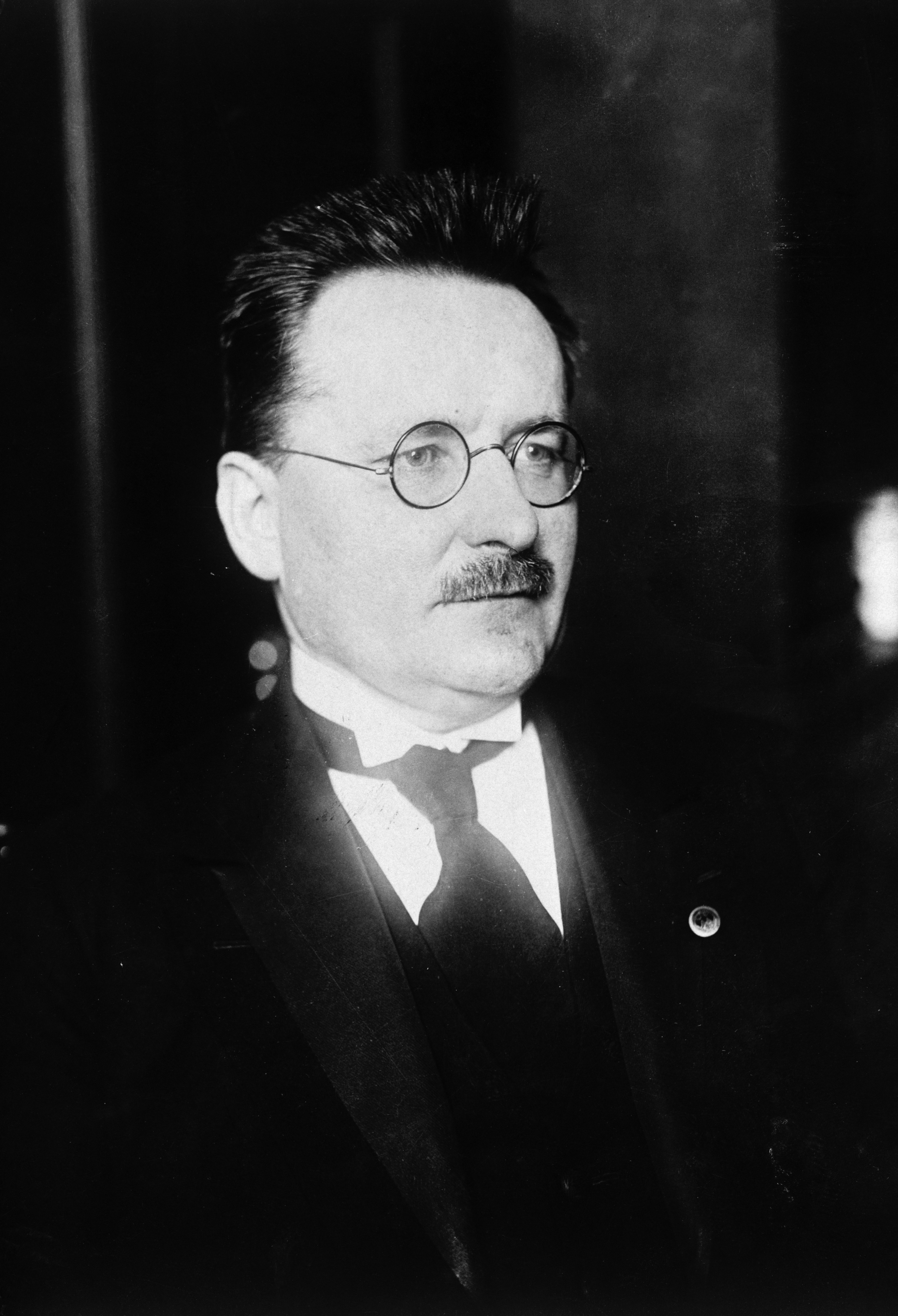 Der Präsident des Reichstages: Paul Löbe um das Jahr 1920
