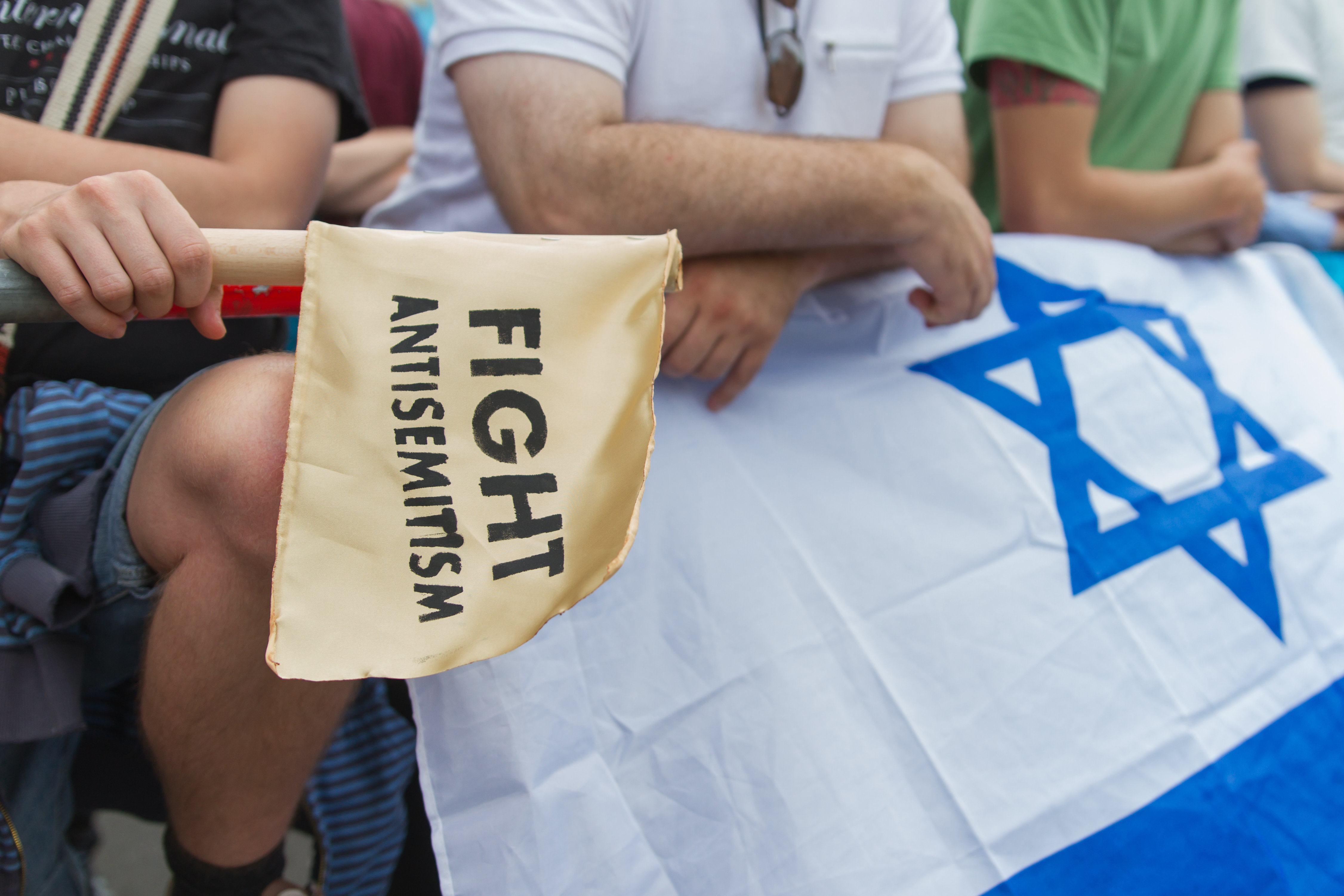 Israel wird häufig zur Projektionsfläche für Antisemitismus: Pro-Israel-Demonstration in Berlin